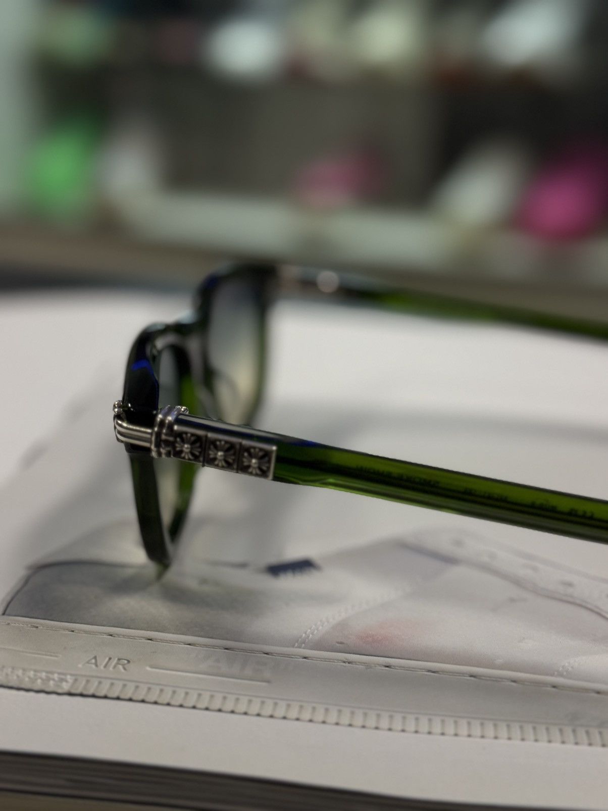 Chrome Hearts Chrome Hearts “Smoke Show” Green Sunglasses (NEW) RARE Size ONE SIZE - 13 Thumbnail