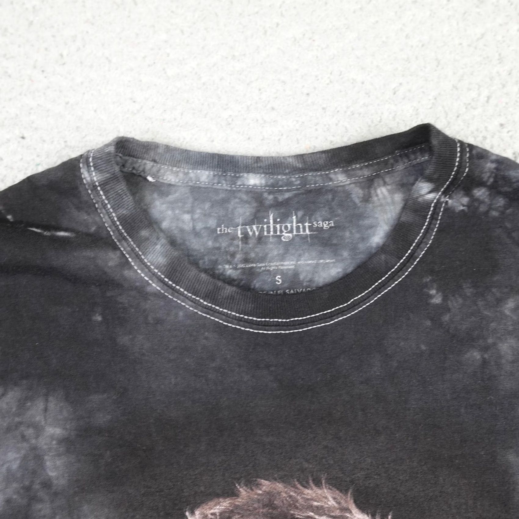 Vintage Twilight Saga Edward Shirt Mens Small Black Tie Dye Movie Graphic Vampire 2000s Size US S / EU 44-46 / 1 - 5 Thumbnail