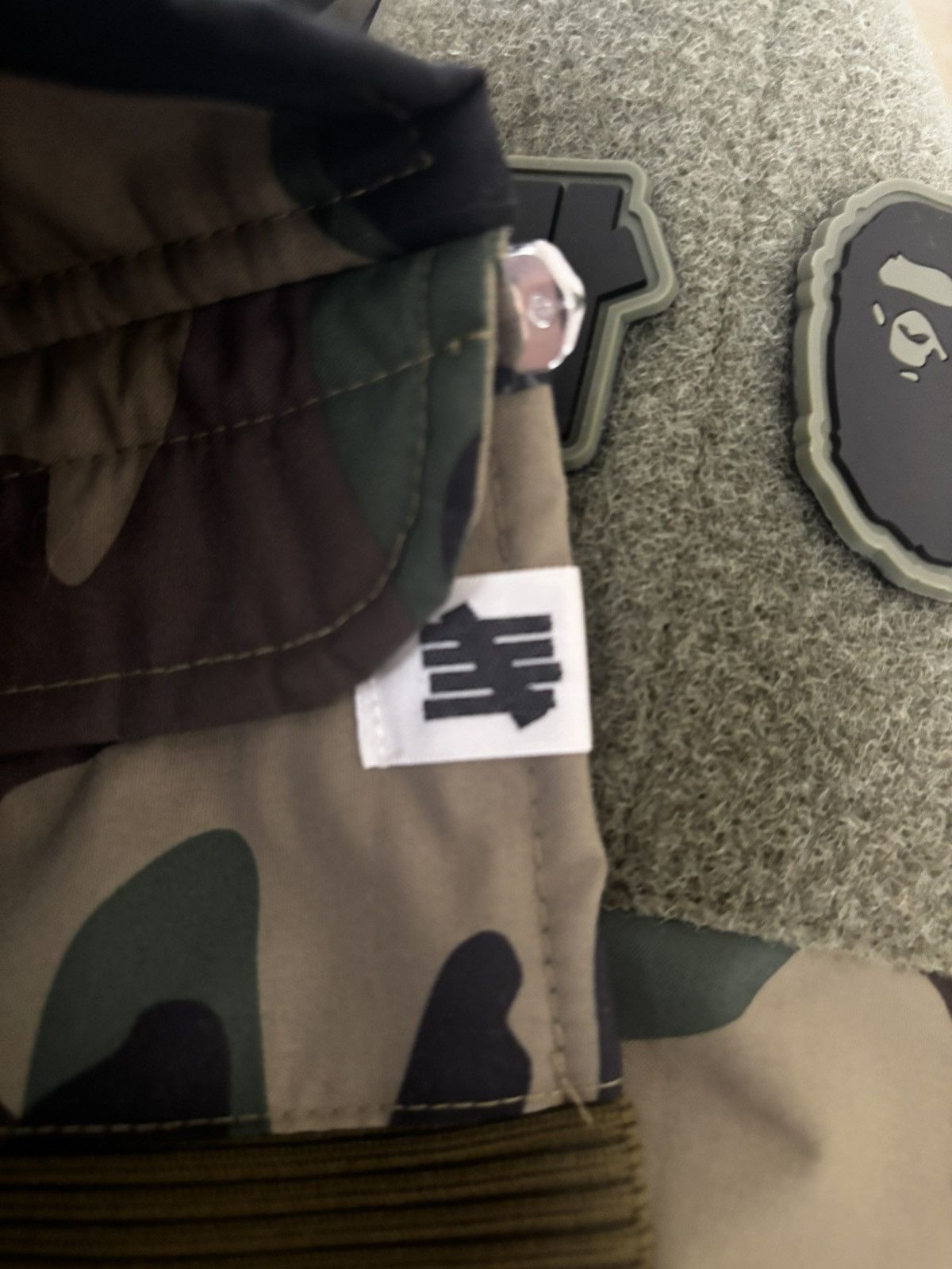 Bape Ape bape x undefeated woodland camo shark down Jacket S Size US S / EU 44-46 / 1 - 9 Thumbnail