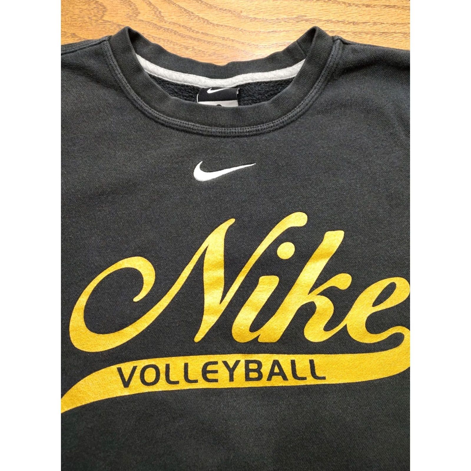 Nike Nike Volleyball Center Swoosh Crewneck Sweatshirt Small Pullover Long Sleeve Men Black Size US S / EU 44-46 / 1 - 4 Thumbnail