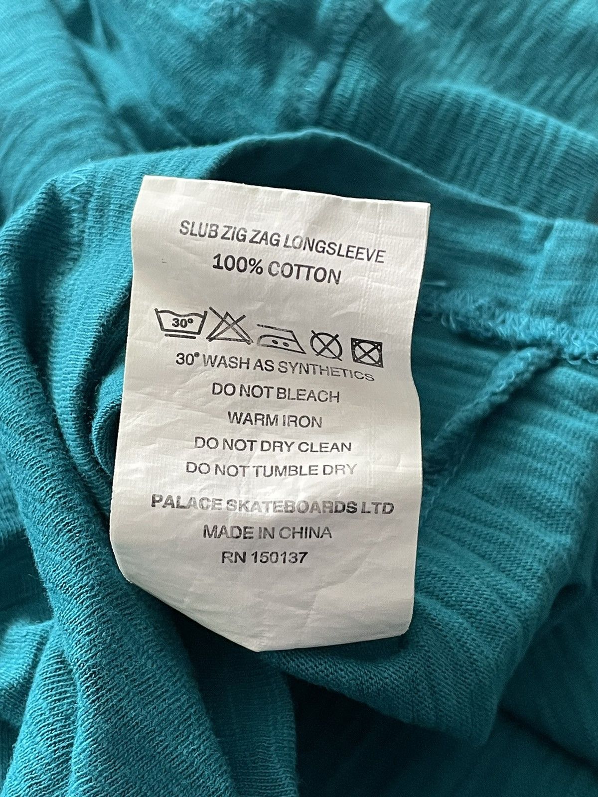 Palace PALACE SLUB ZIG-ZAG LONGSLEEVE Size US XL / EU 56 / 4 - 9 Thumbnail