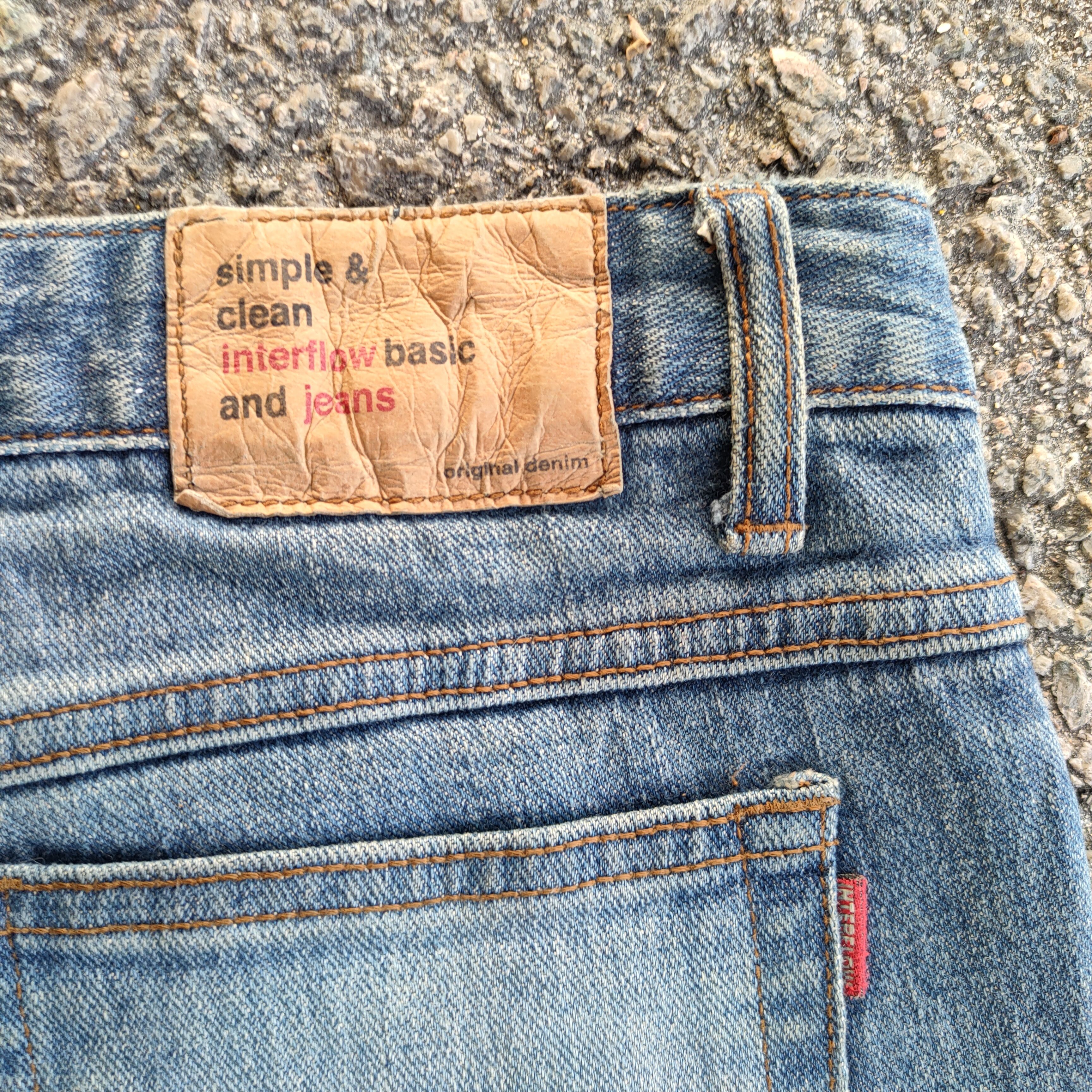 Japanese Brand × Jean × Vintage VINTAGE INTERFLOW FLARE FADED RIPPED JEANS DENIM PANTS Size US 31 - 10 Thumbnail