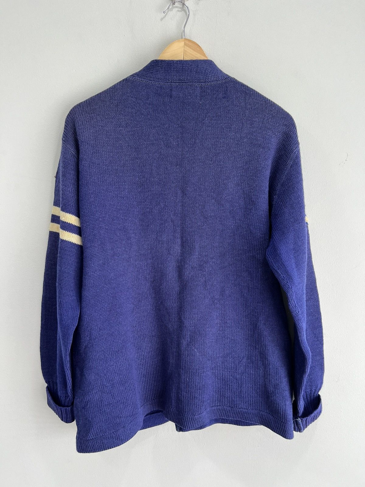 Vintage Vintage 1950s Stadium Shaker Cardigan Knit sweater 60s Size US L / EU 52-54 / 3 - 2 Thumbnail