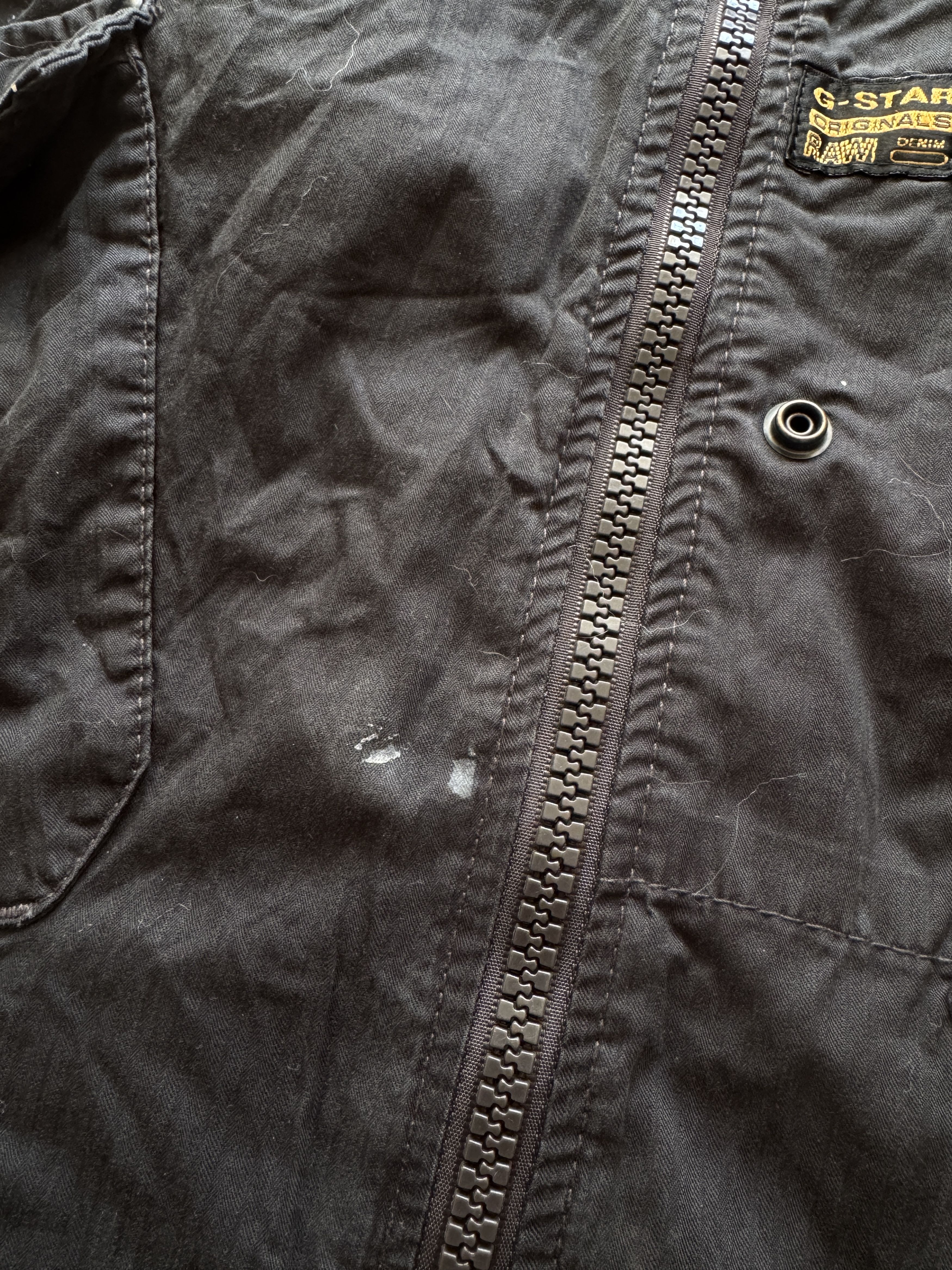 Le Grande Bleu (L.G.B.) G-Star sick faded Zip Overshirt Jacket LGB yohji style Size US L / EU 52-54 / 3 - 2 Thumbnail