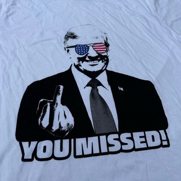 Donald Trump NEW DONALD TRUMP YOU MISSED WHITE T-SHIRT SZ EXTRA LARGE XL Size US XL / EU 56 / 4 - 2 Thumbnail