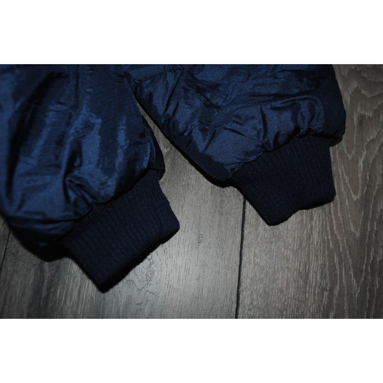 Ford FORD Jacket Bomber Nylon Zip Blue Men’s M Vintage 70's 80's Retro 80s Flap Buttoms? Size US M / EU 48-50 / 2 - 7 Thumbnail