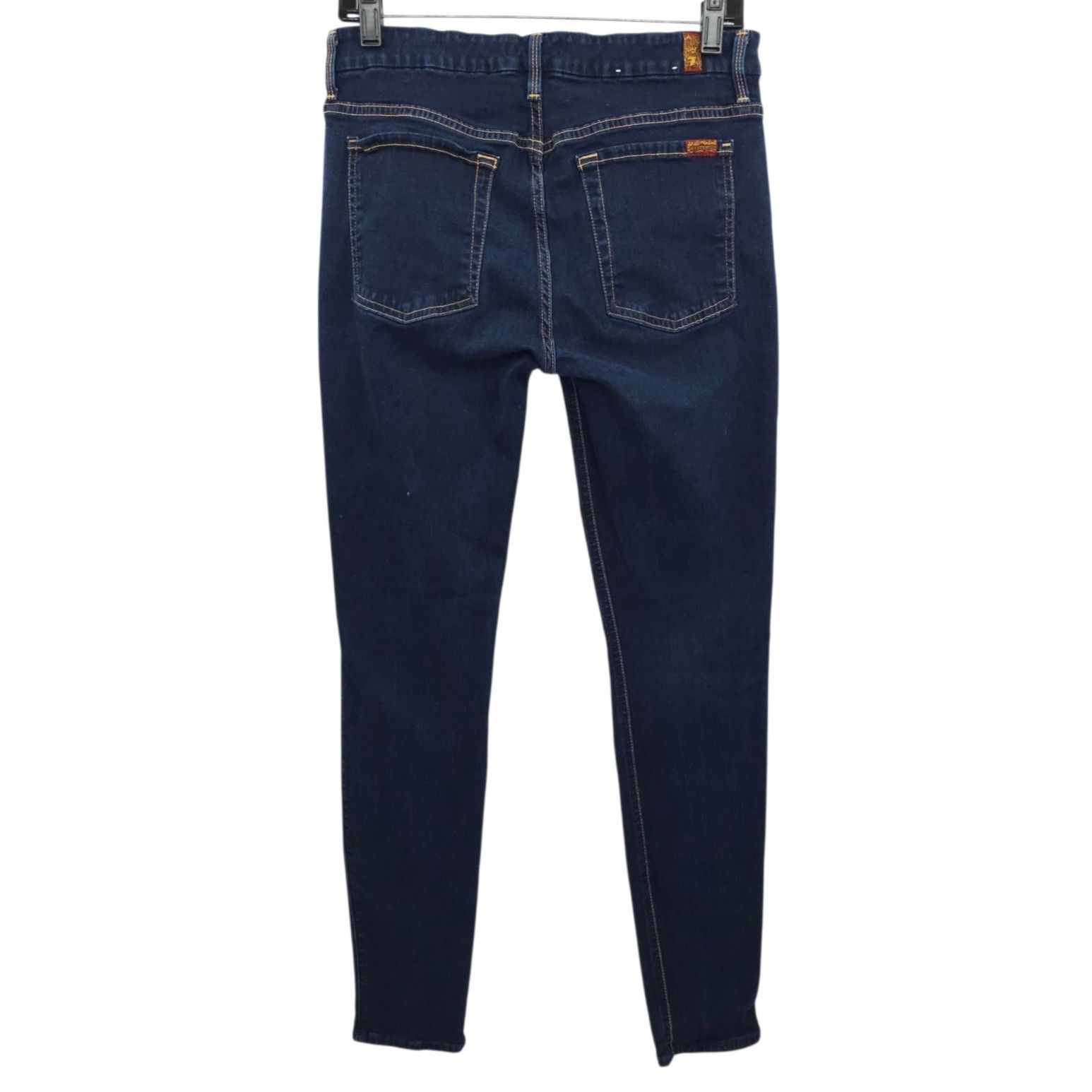 7 For All Mankind 7 For All Mankind Skinny Jeans 31 Dark Wash Blue Denim Size 29" - 2 Thumbnail