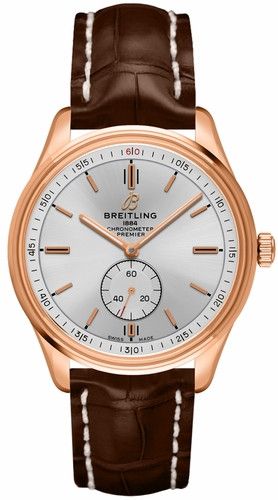 Breitling o1mt1gz0125 Size: OS / Premier 40 Watch in Brown & Gold Size ONE SIZE - 1 Thumbnail