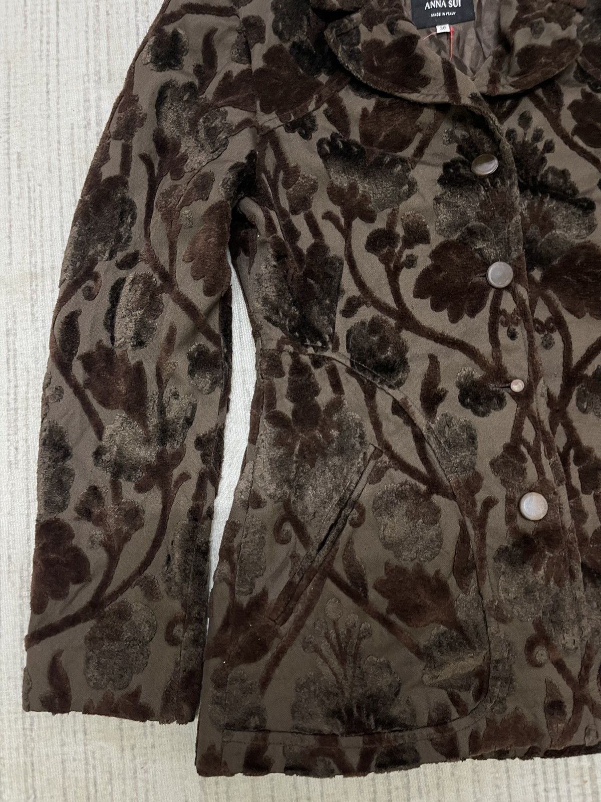 Anna Sui Vintage 80s made in italy anna sui fur jacket Size XS / US 0-2 / IT 36-38 - 3 Thumbnail