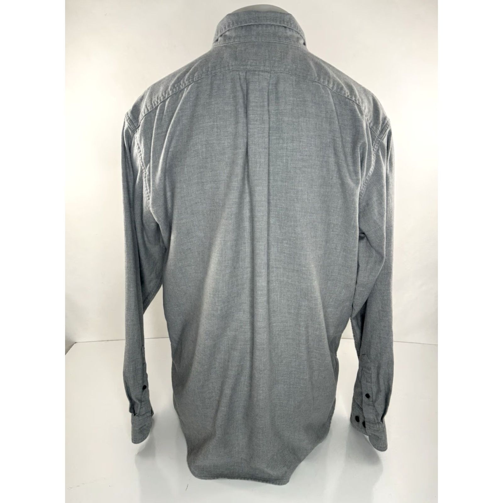 Filson FILSON Flannel Work Shirt Mens L Gray Long Sleeve Button-Up XL? (Original Size: L) Size US L / EU 52-54 / 3 - 4 Thumbnail
