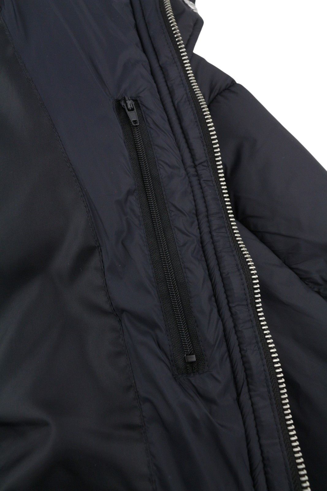 Jack & Jones SAGA NYLON QUILTED XL Black Padded Hidden Hood 88023 Size XL / US 12-14 / IT 48-50 - 8 Thumbnail