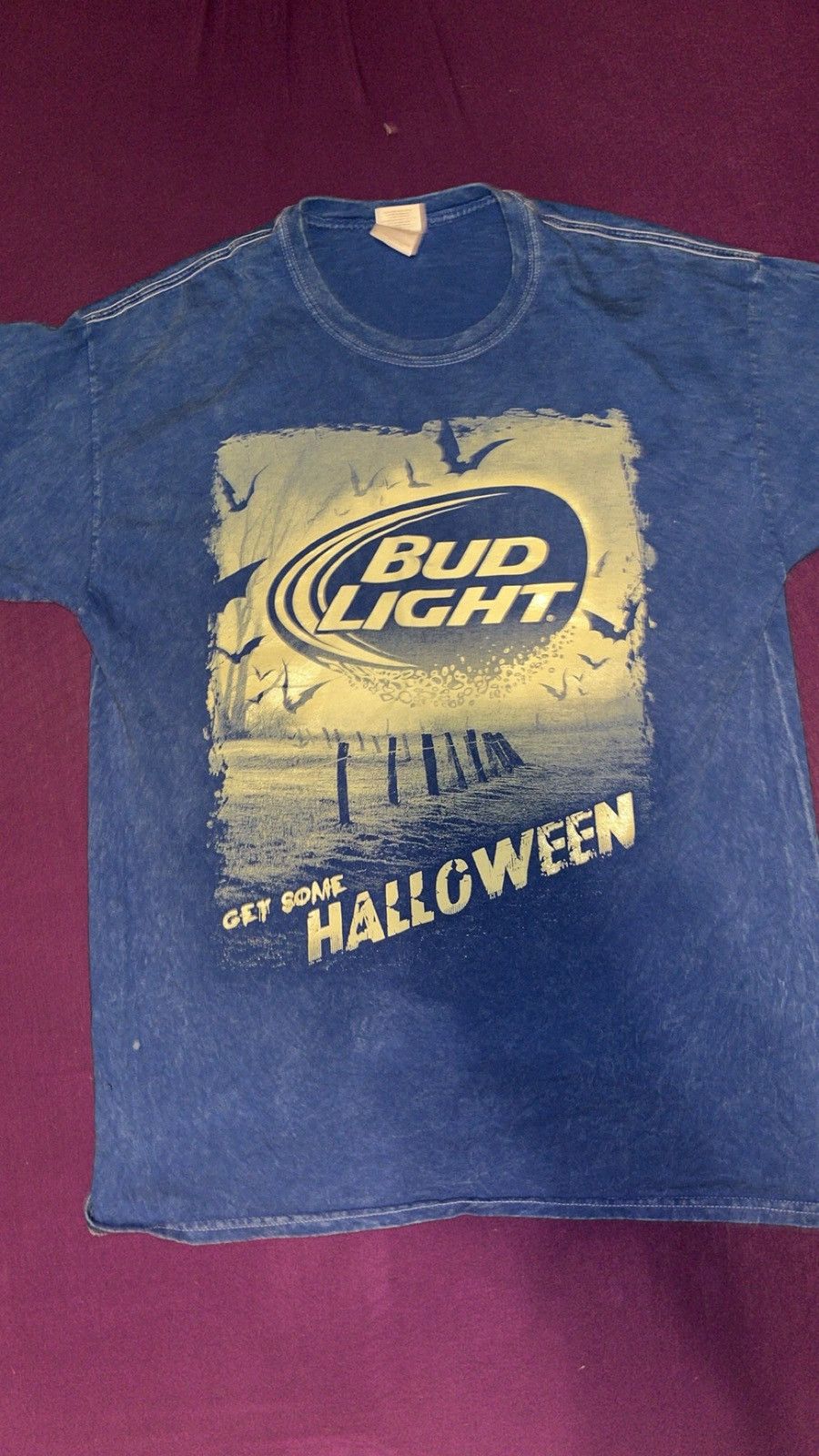 Budweiser Vintage blue halloween bud lite T-shirt Size US L / EU 52-54 / 3 - 1 Thumbnail