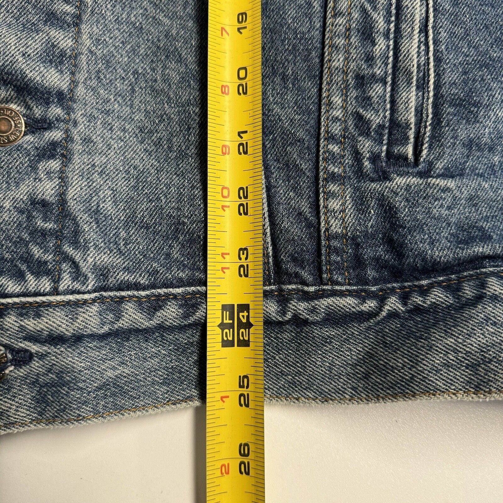 Levi's × Vintage Vintage Levis Trucker Denim Jacket Mens Large L Harley David Size US L / EU 52-54 / 3 - 10 Thumbnail