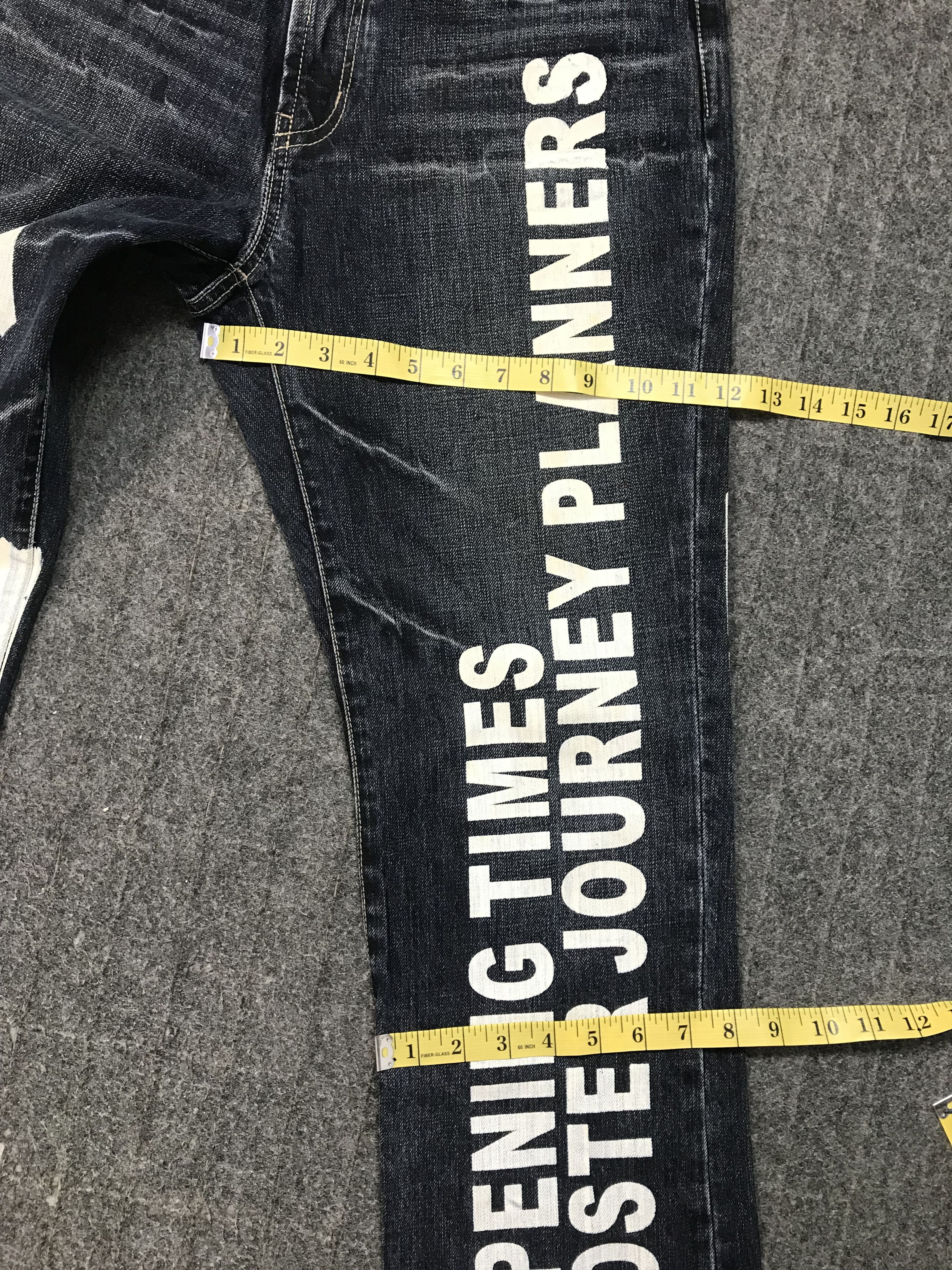 PPFM Rare PPFM Underground Seditionaries Printed Indigo Denim Size US 32 / EU 48 - 14 Thumbnail