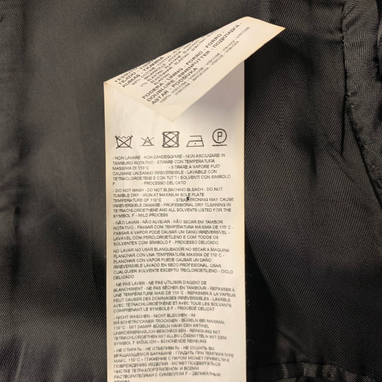 Armani Collezioni ARMANI COLLEZIONI Size 40 Black Velvet Sport Coat Size 40R - 7 Thumbnail