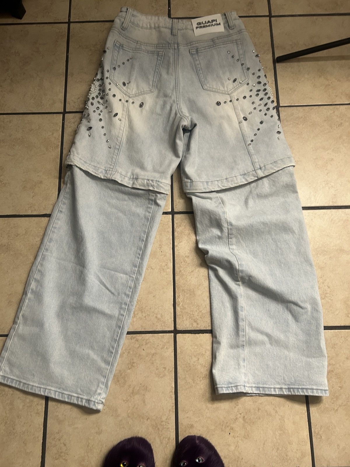 Guapi Rhinestone Jeans/Shorts