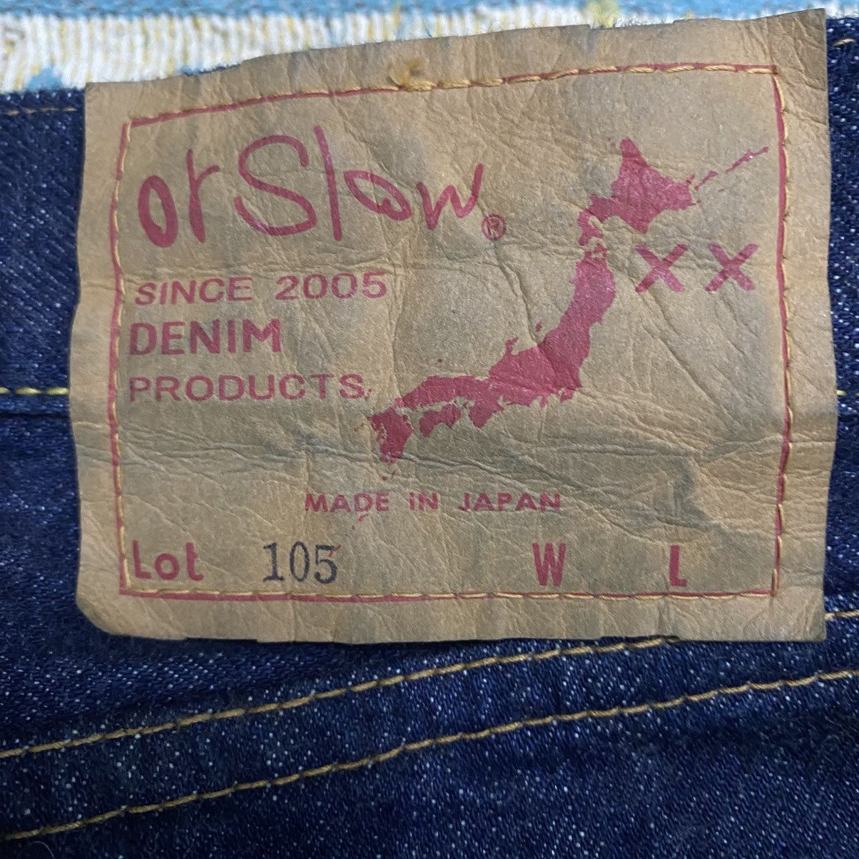 Orslow OrSlow 105 Standard Fit One Wash 13.5oz Selvedge Size US 30 / EU 46 - 12 Thumbnail