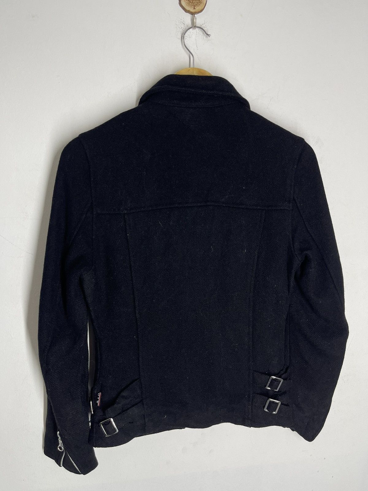 Freewheelers Vintage Kick & Heavy Motorcycle Wool Biker Jacket Size US S / EU 44-46 / 1 - 3 Thumbnail