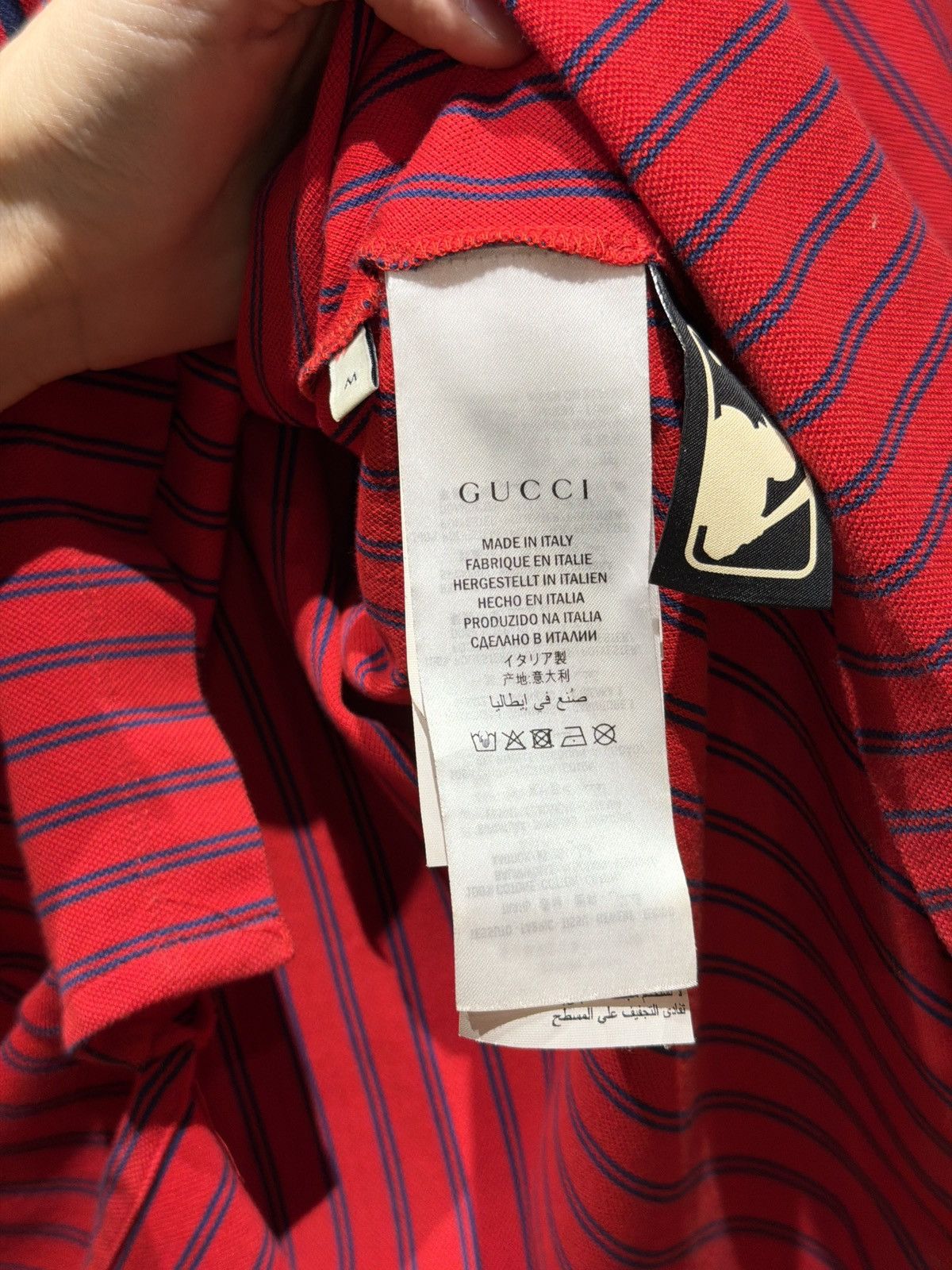 Gucci Gucci Polo T Shirt $850 Retail Detroit Tigers Rare (Medium) Size US M / EU 48-50 / 2 - 16 Thumbnail