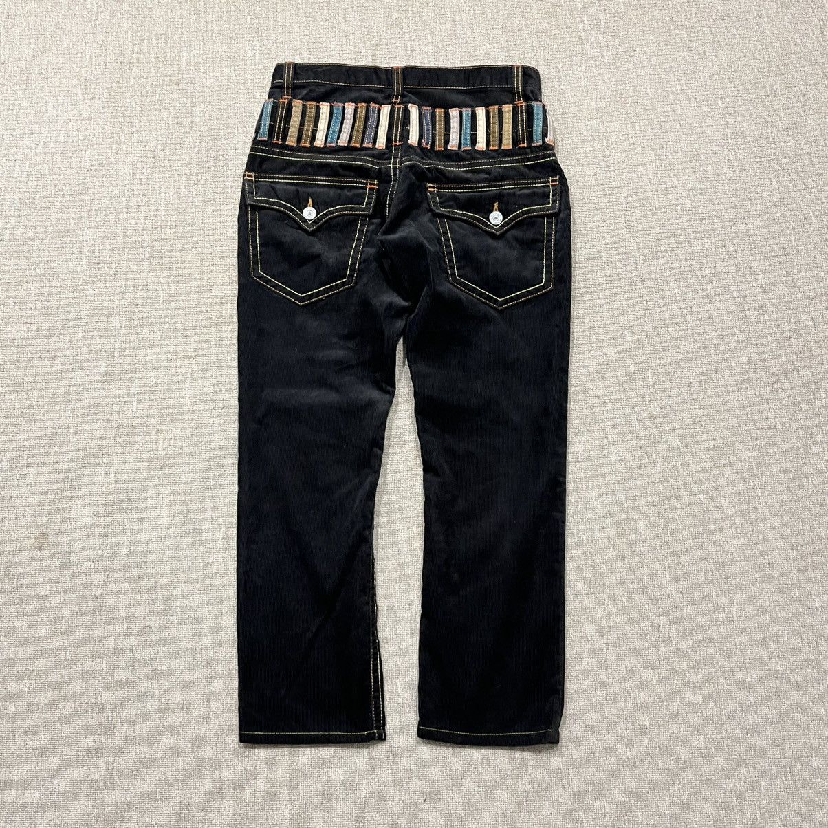 Japanese Brand Blue Spencer - Unique Corduroy Ankle Pant Contrast Waistband Size US 29 - 9 Thumbnail