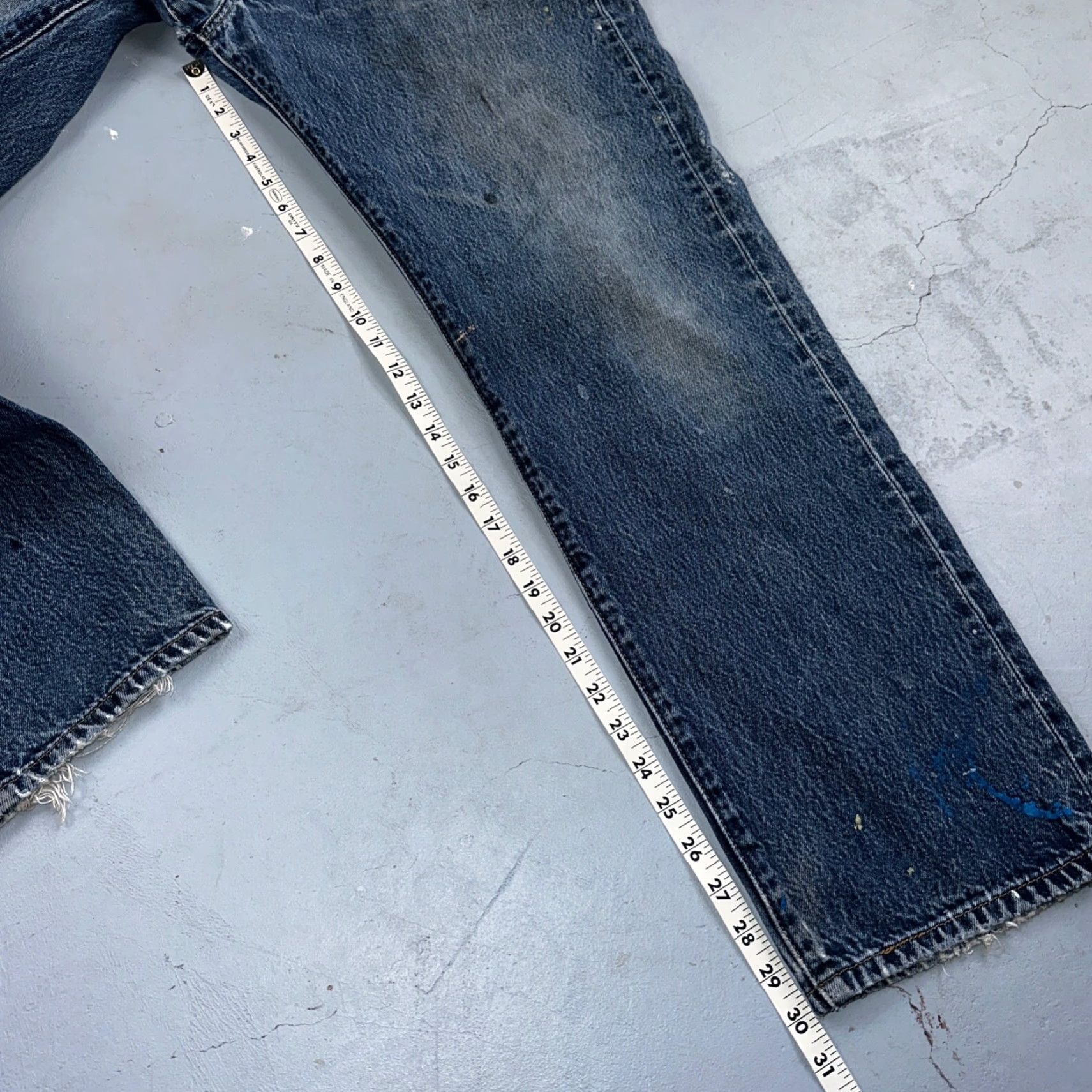 Levi's Levi's 501 Jeans Vintage 90s Mexico Straight Levi's 501 Series Men Regular 36x32 Blue Denim Cotton Size US 36 / EU 52 - 5 Thumbnail