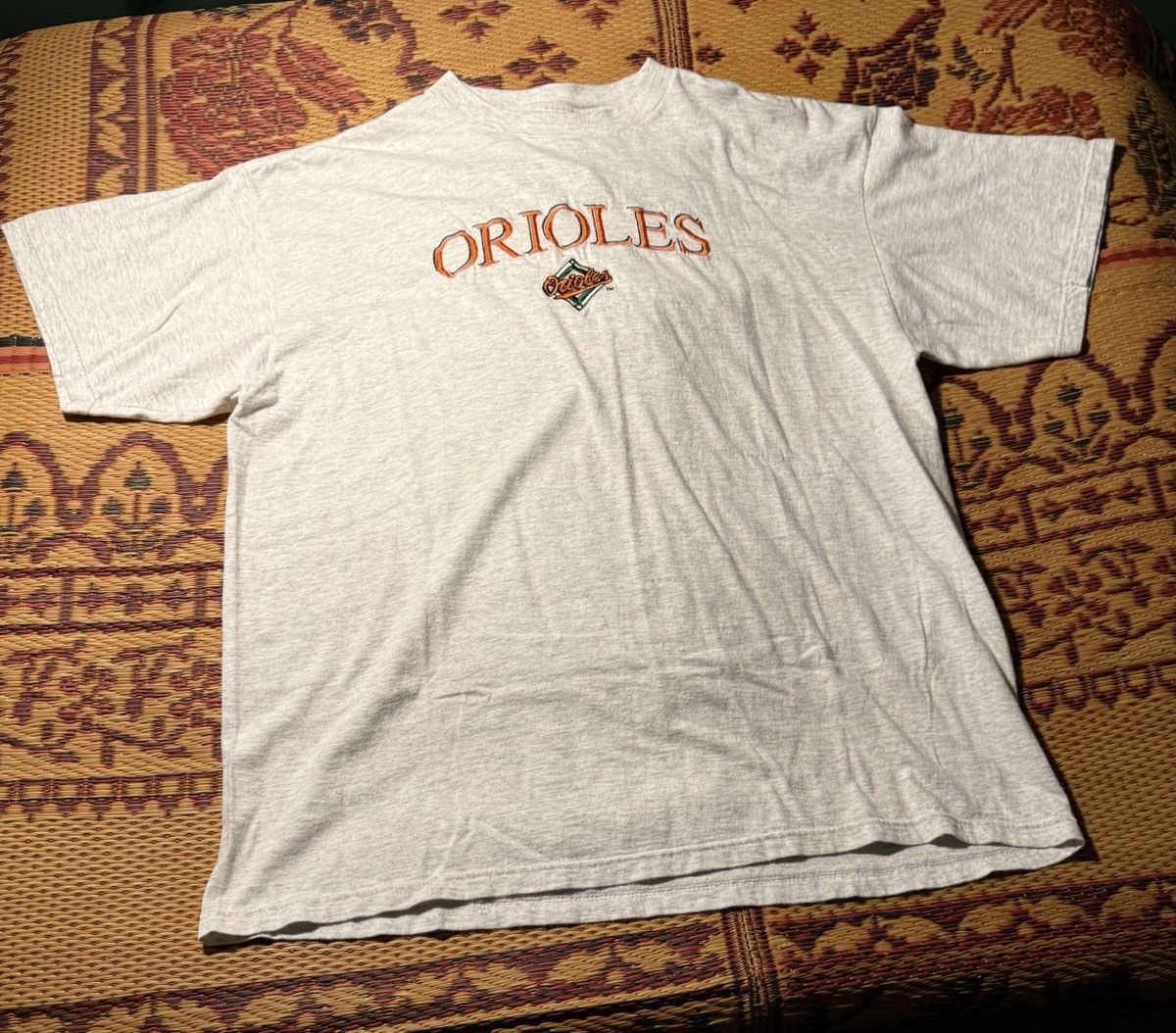 MLB Vintage Baltimore Orioles Embroidered T Shirt Size US XXL / EU 58 / 5 - 1 Thumbnail