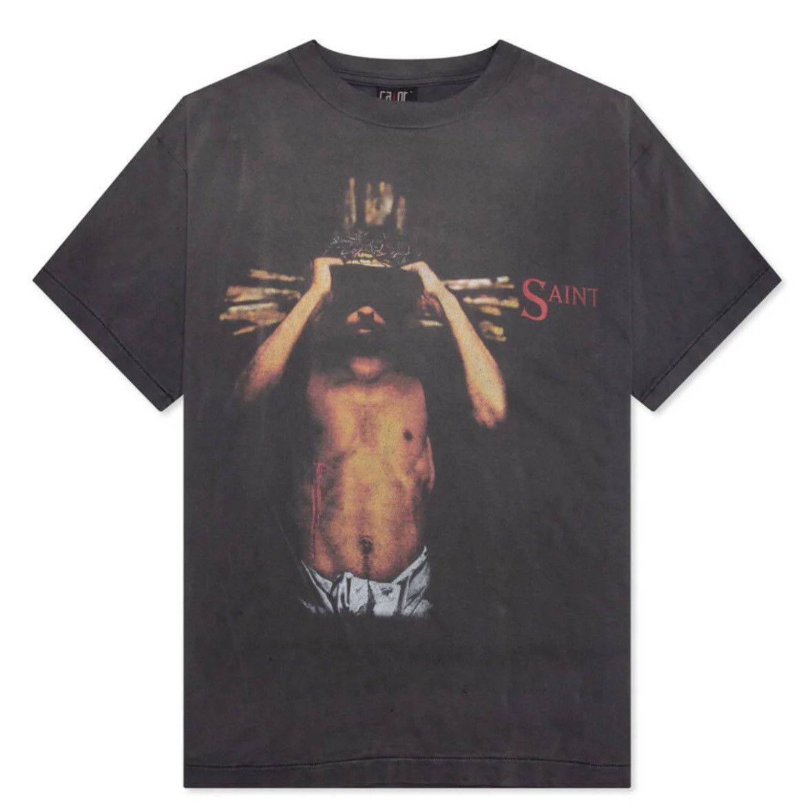 Saint Michael Saint Micheal 2pac “We Live in Hell” Tee | Grailed