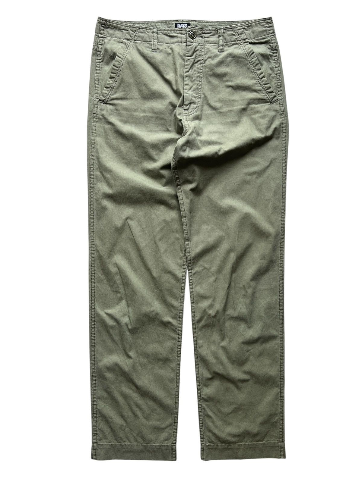 Japanese Brand Rats ‘Revolutionary Warfare” Military Green Pants Size US 32 / EU 48 - 2 Thumbnail