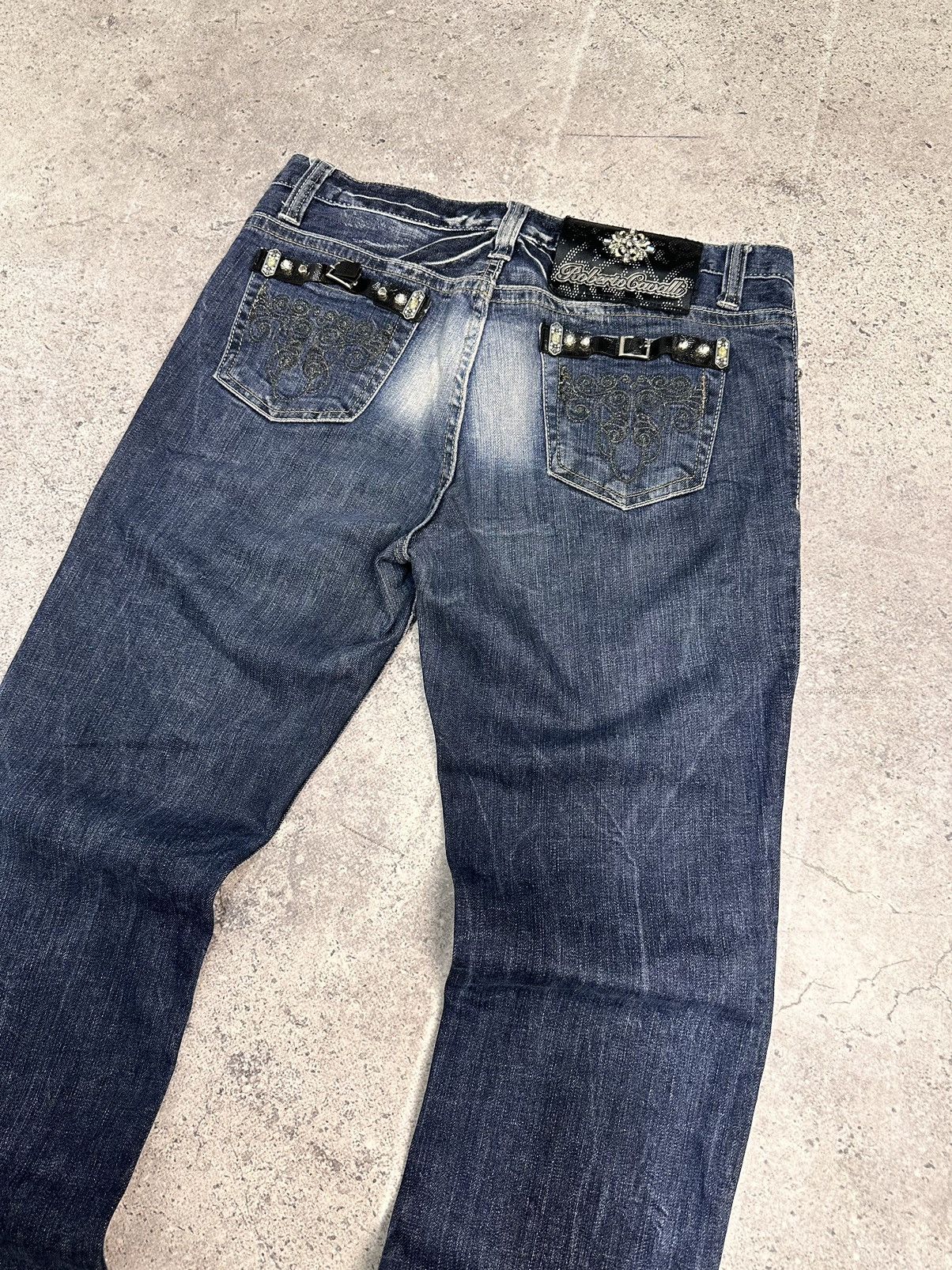Roberto Cavalli Roberto Cavalli blue denim pants vintage y2k Size 28" / US 6 / IT 42 - 12 Thumbnail