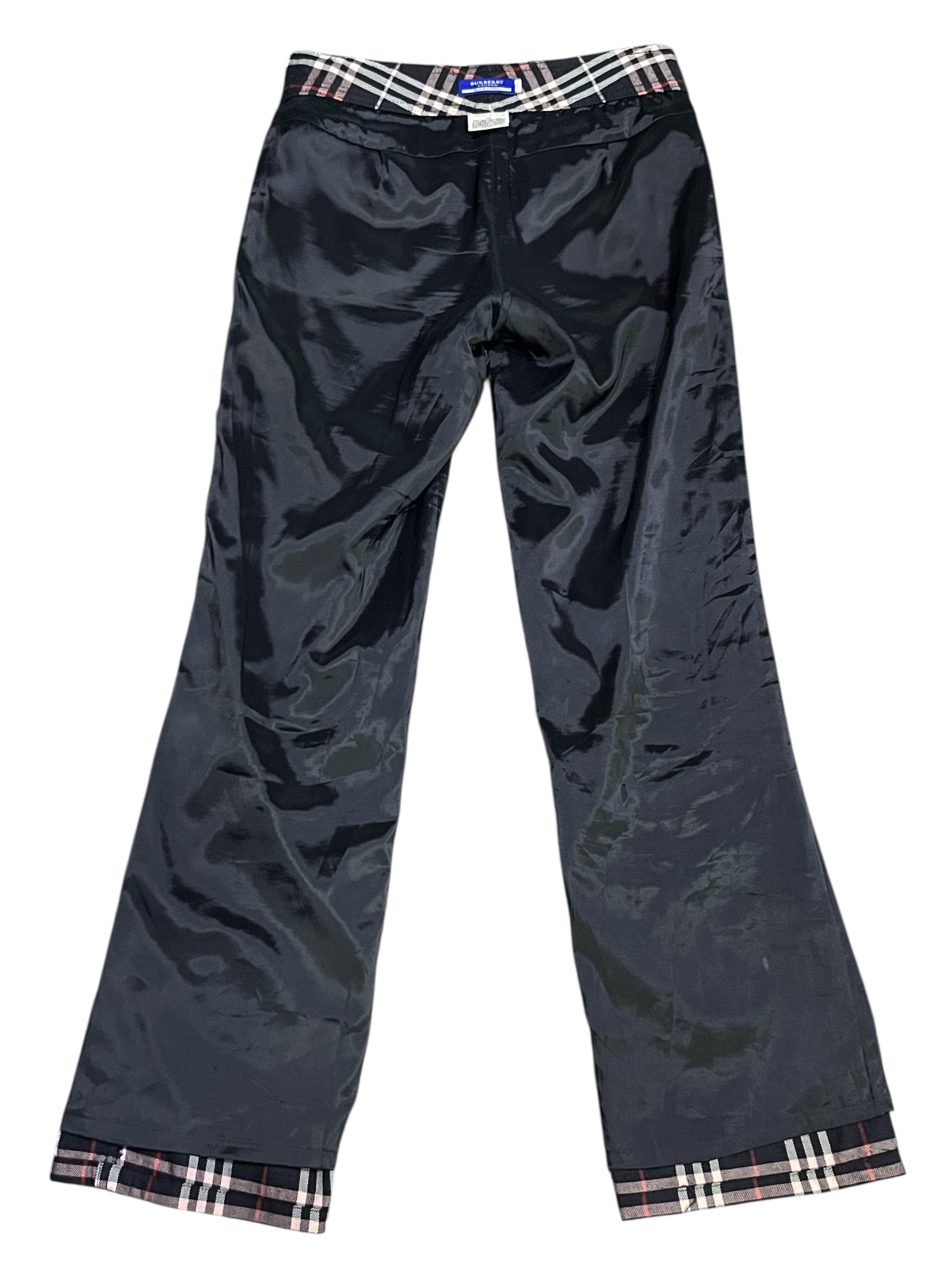 Burberry 🔥 BURBERRY NOVA CHECK BLUE LABEL Japan Woman’s Wool Pants Size US 26 / EU 42 - 9 Thumbnail