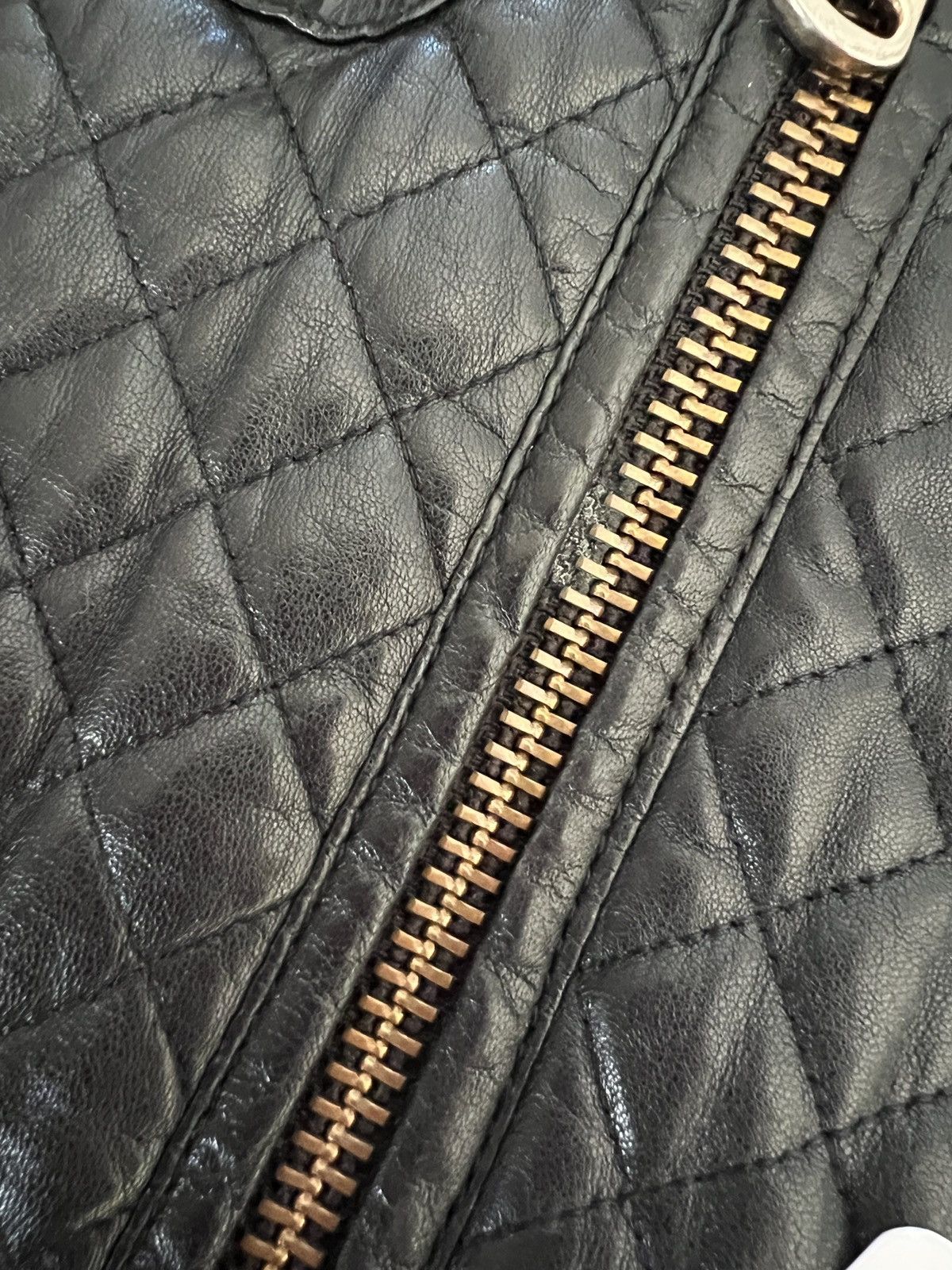 Dolce & Gabbana Black leather jacket, IT40 Size S / US 4 / IT 40 - 6 Thumbnail