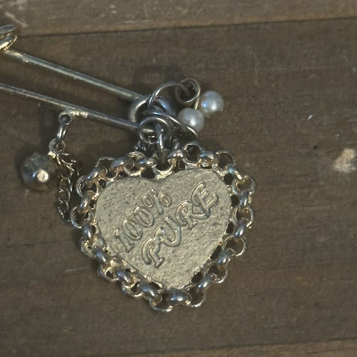 Juicy Couture Vintage Juicy Couture safety pin charm brooch Size ONE SIZE - 2 Thumbnail