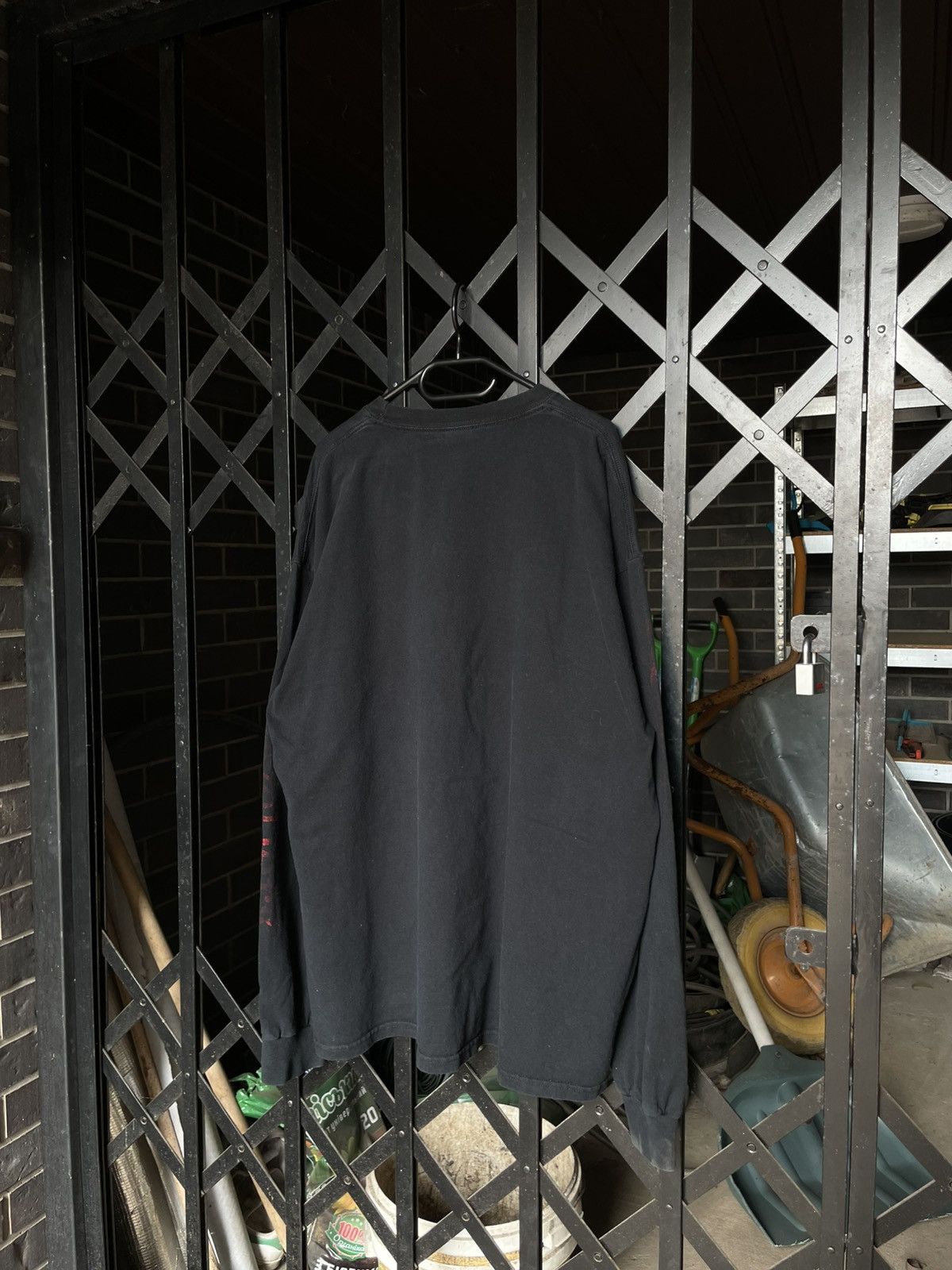 Band Tees × Vintage Vintage 90's Levellers Black Long Sleeve Shirt (Pink Floyd) Size US XXL / EU 58 / 5 - 9 Thumbnail