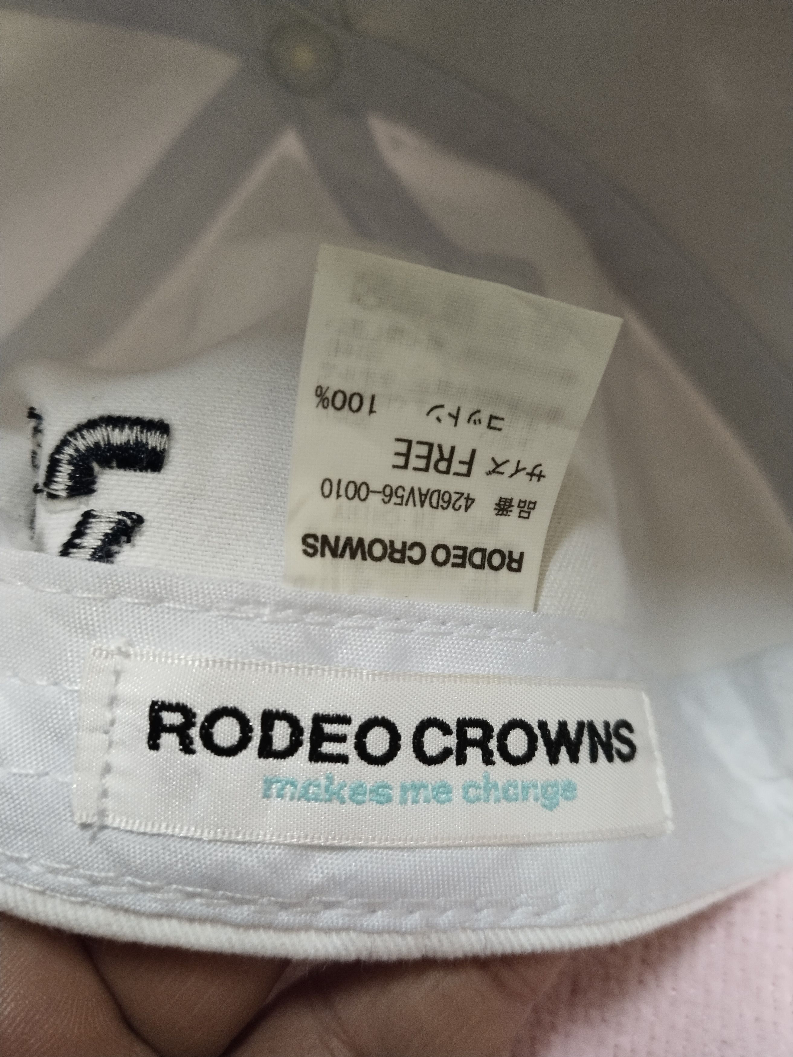 Japanese Brand RODEO CROWN WITH CHINESE EMBROIDERY LOGO Size ONE SIZE - 6 Thumbnail