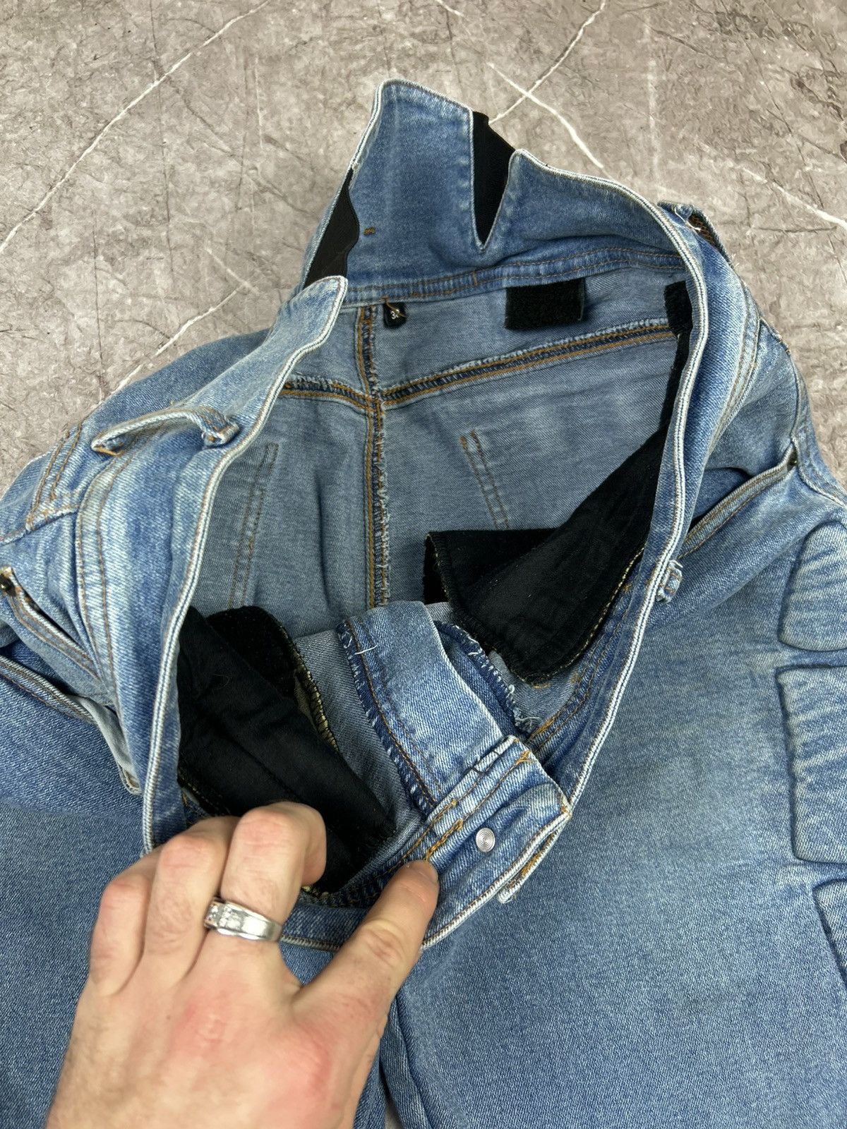 Drake Vintage Pro Motorcycle Denim Jeans Drake Size US 38 / EU 54 - 9 Thumbnail