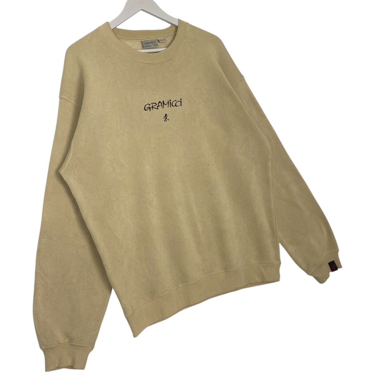 Vintage Vintage Gramicci Crewneck Sweatshirt Beige Pullover Size L Size US L / EU 52-54 / 3 - 3 Thumbnail