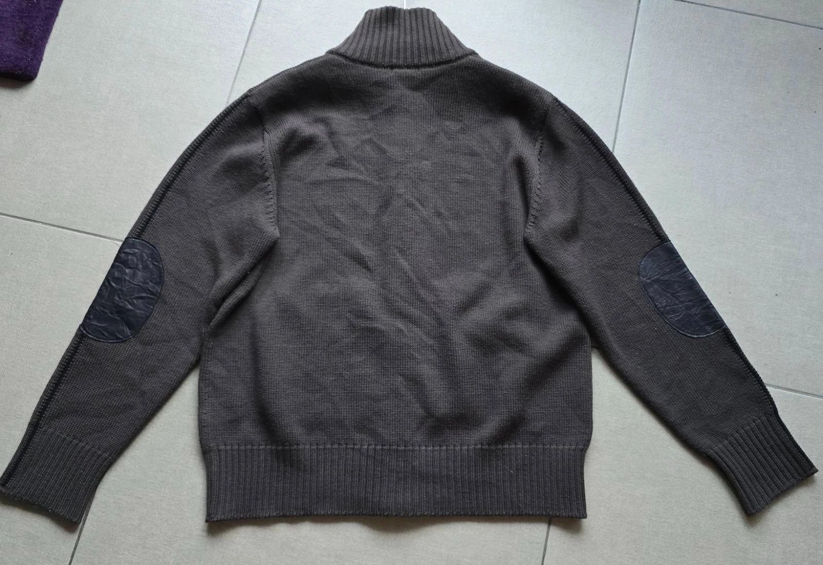 Other PHIL PETTER Wool Taup Men Knit Cardigan High Collar Button Size US M / EU 48-50 / 2 - 7 Thumbnail