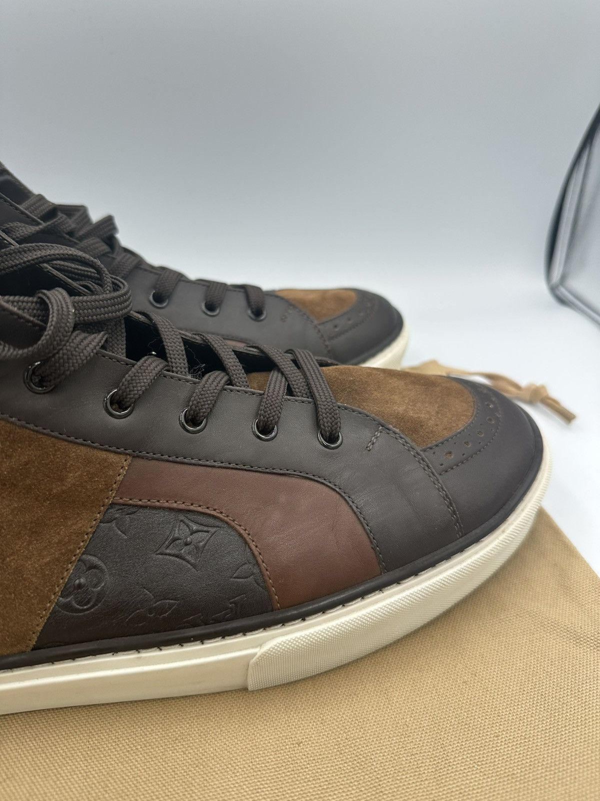 Louis Vuitton Louis Vuitton High Top Sneakers Size US 13 / EU 46 - 5 Thumbnail