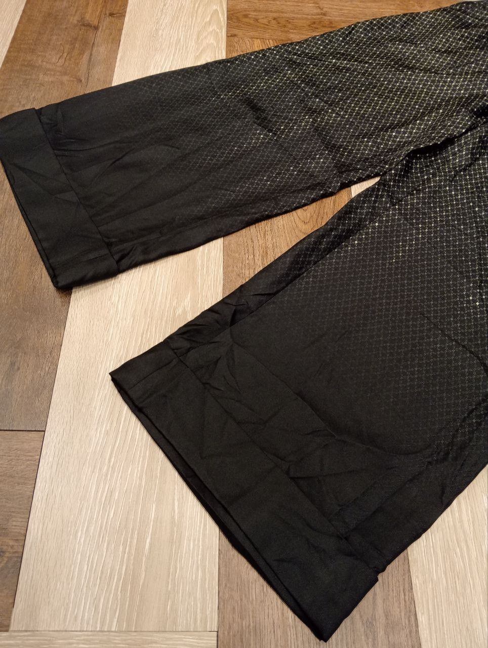 Fendi FENDI BLACK LUXURY SILK WIDE LEG TROUSERS PANTS Size 25" / US 0 / IT 36 - 5 Thumbnail