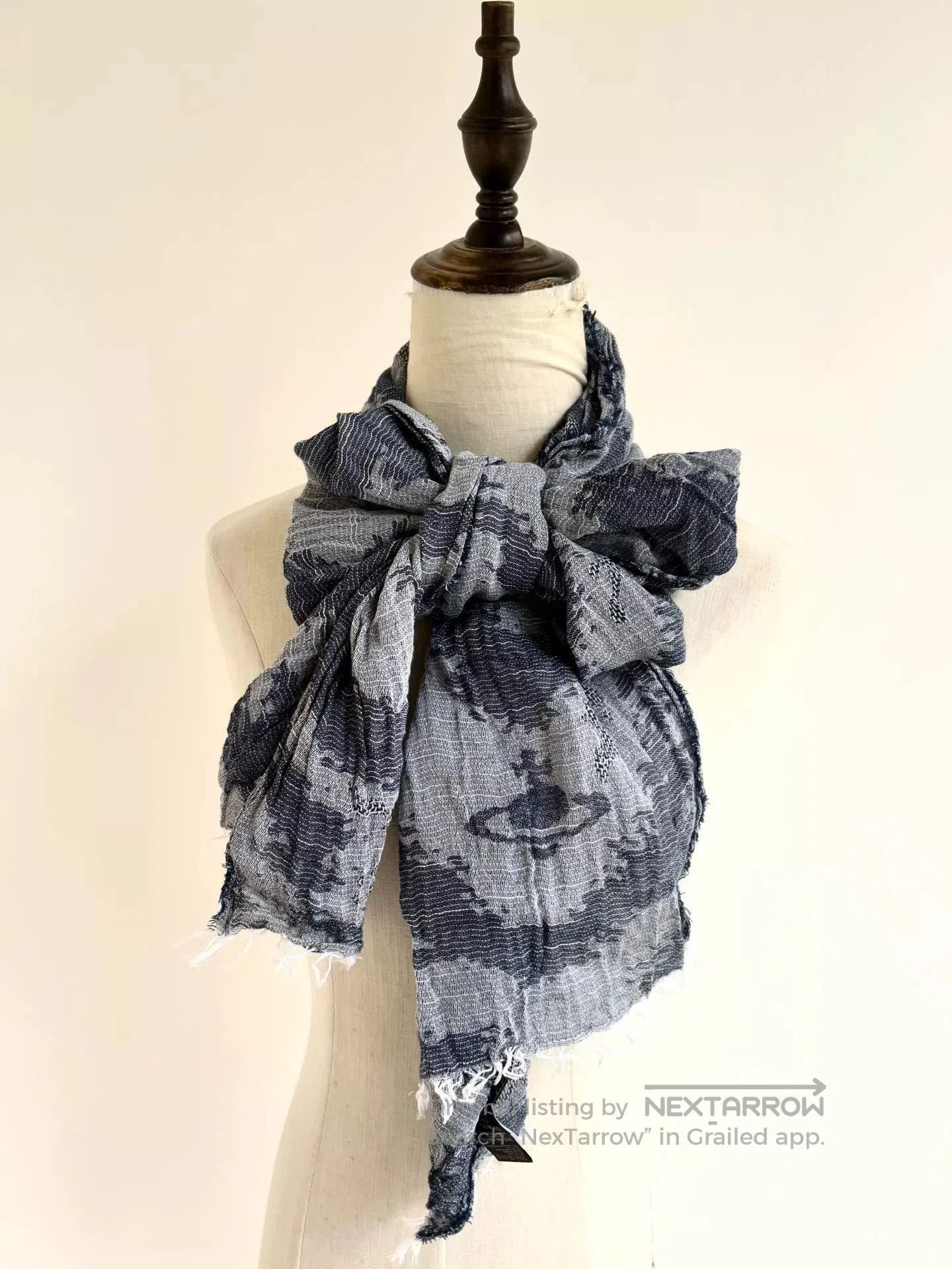 Vivienne Westwood Vivienne Westwood Blue Pirate Scarf. Size ONE SIZE - 1 Thumbnail