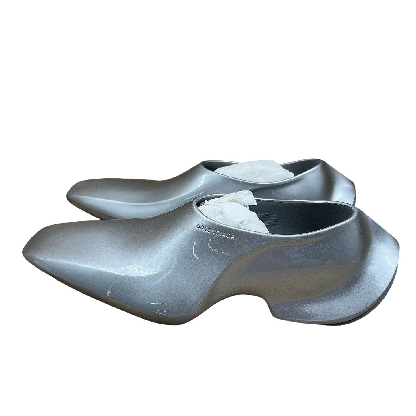 Balenciaga Balenicaga Space Shoe Silver | Grailed