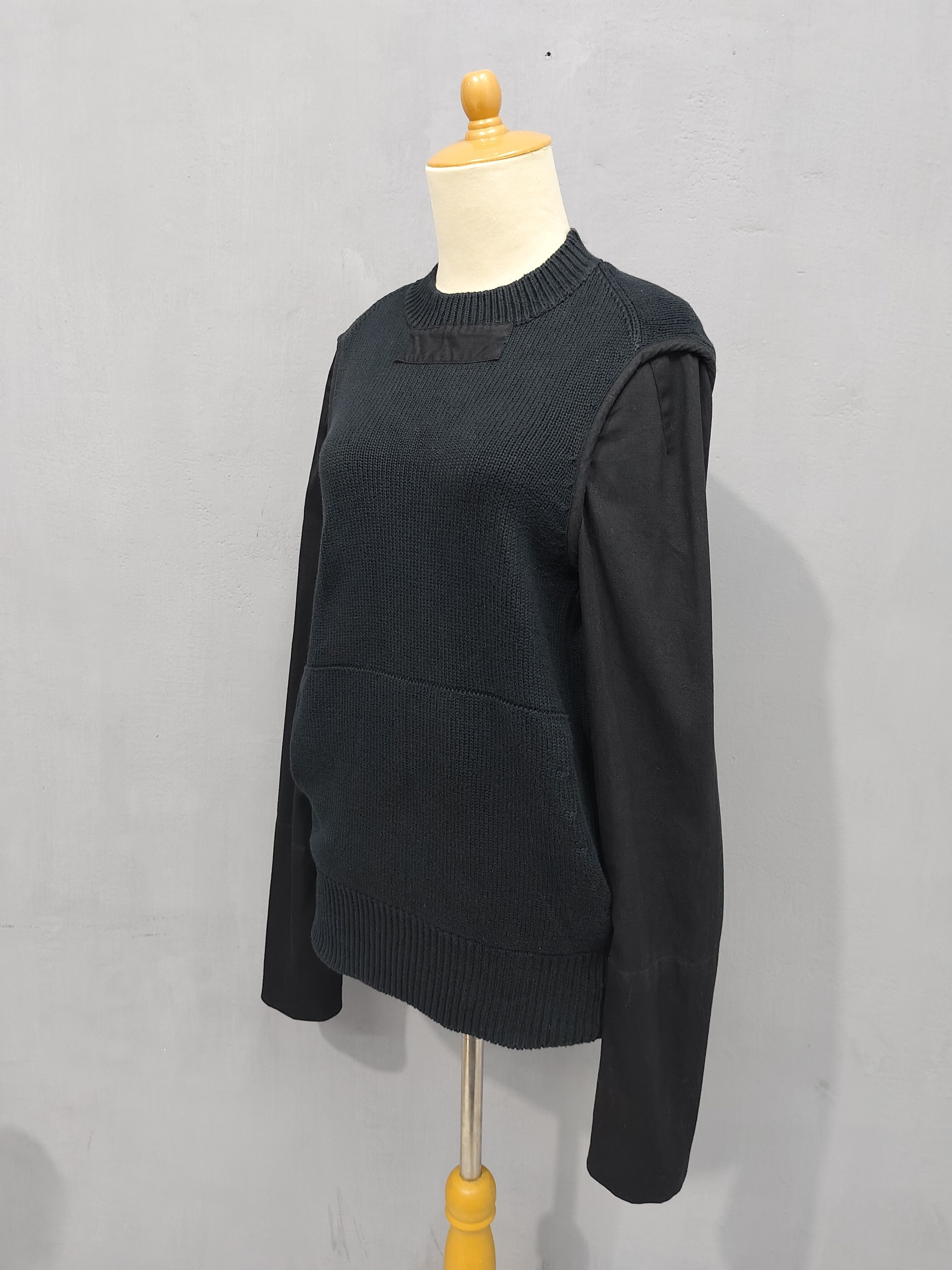 Tsumori Chisato Tsumori Chisato- Hybrid Layered Docking Knit Shirt Size M / US 6-8 / IT 42-44 - 9 Thumbnail