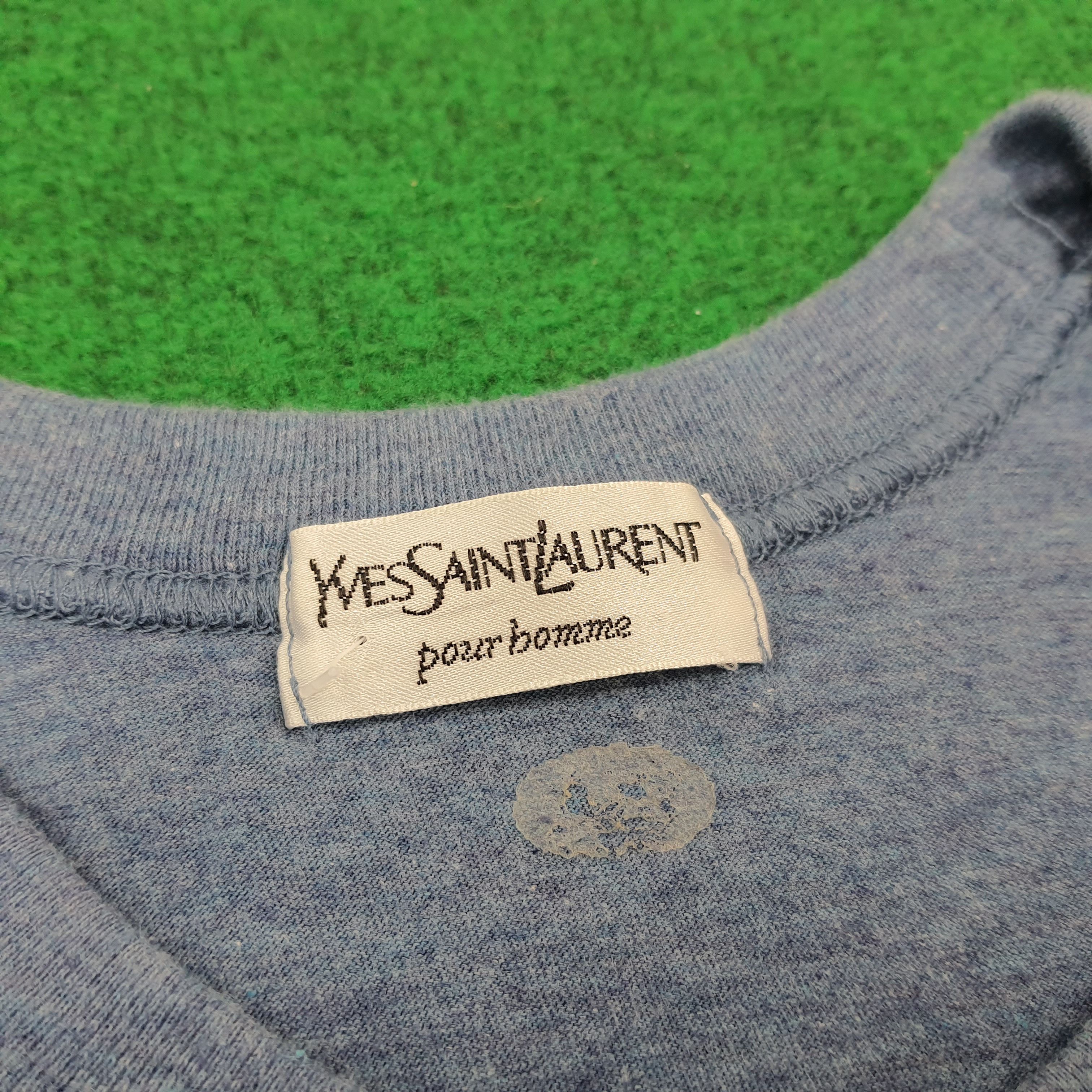 Vintage × Yves Saint Laurent Vintage YSL Yves Saint Laurent Designer Tshirt Size US M / EU 48-50 / 2 - 4 Thumbnail