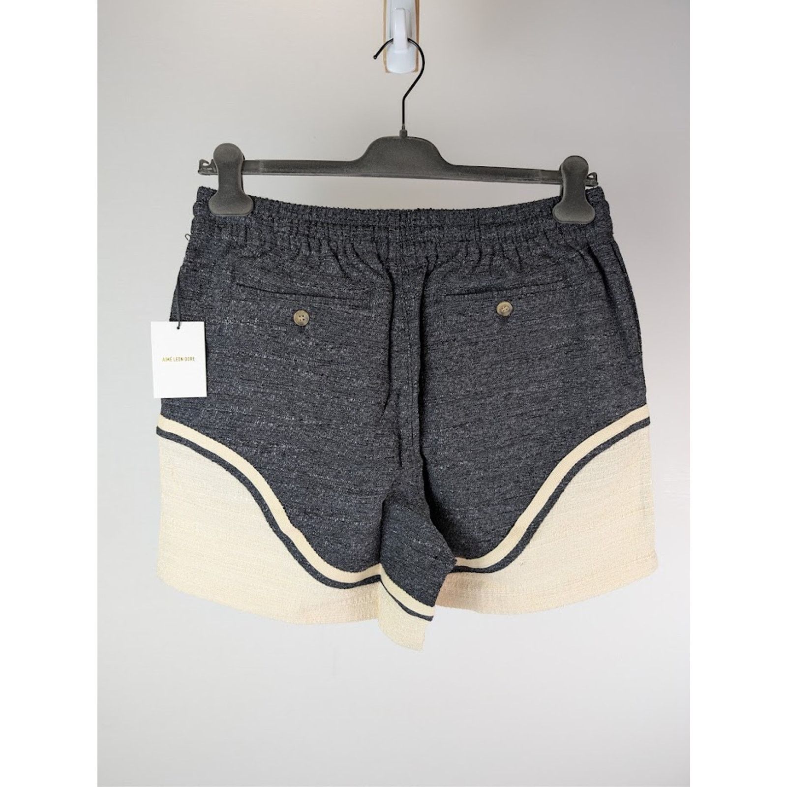 Aime Leon Dore o1rshd1 Boucle Basketball Short in Charcoal Size US 34 / EU 50 - 14 Thumbnail