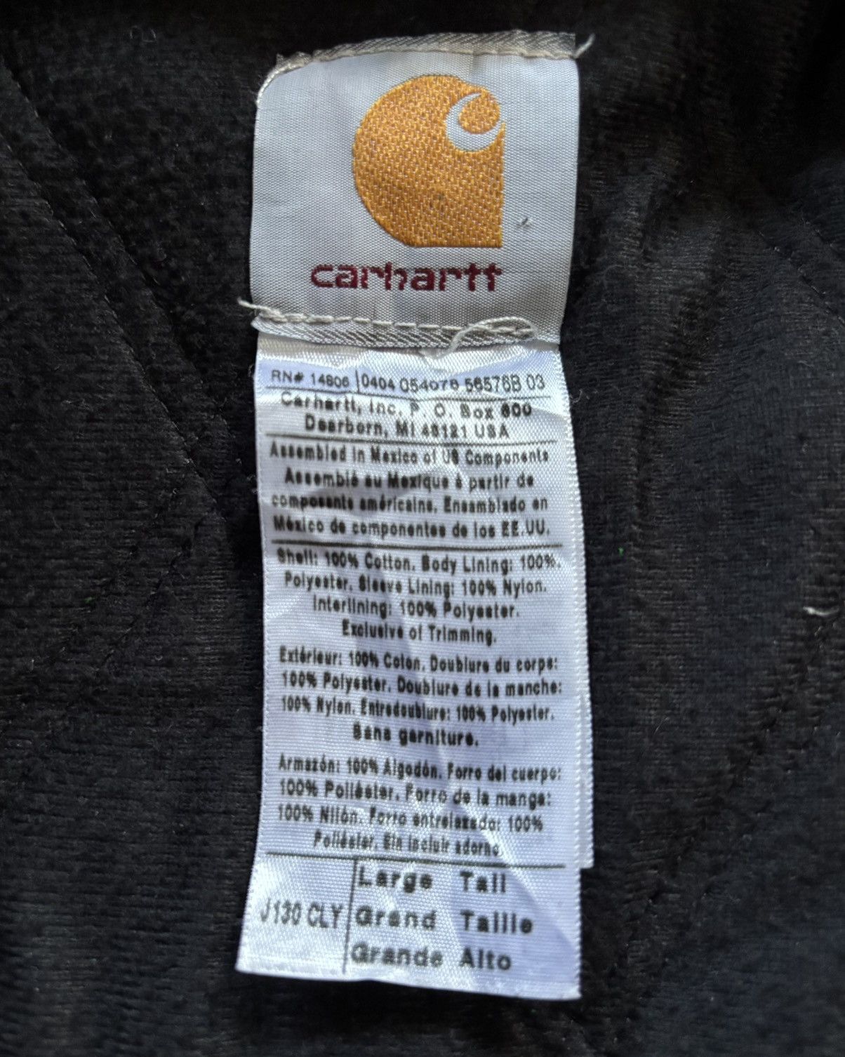 Carhartt Crazy Distressed Carhartt Active Jacket J130 - CLY ☎️ Size US XL / EU 56 / 4 - 6 Thumbnail