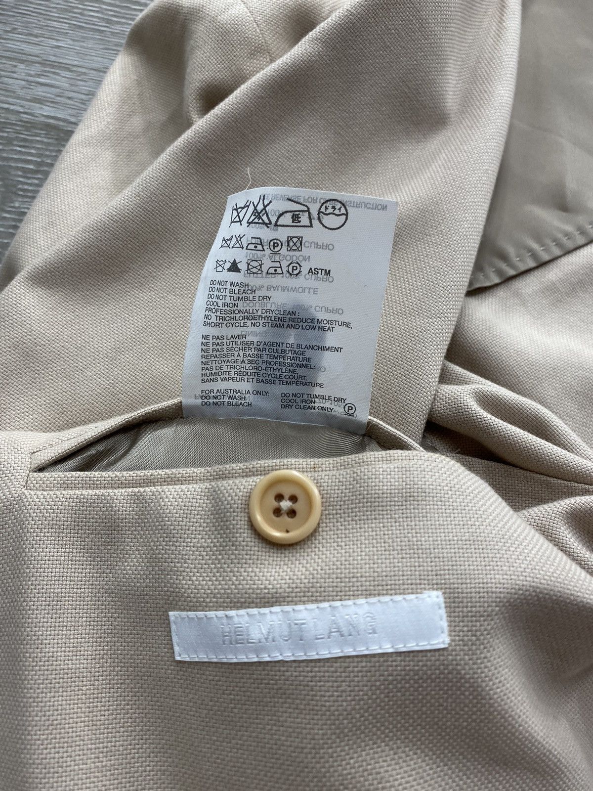 Helmut Lang Vintage HELMUT LANG Blazer Size 44S - 10 Thumbnail