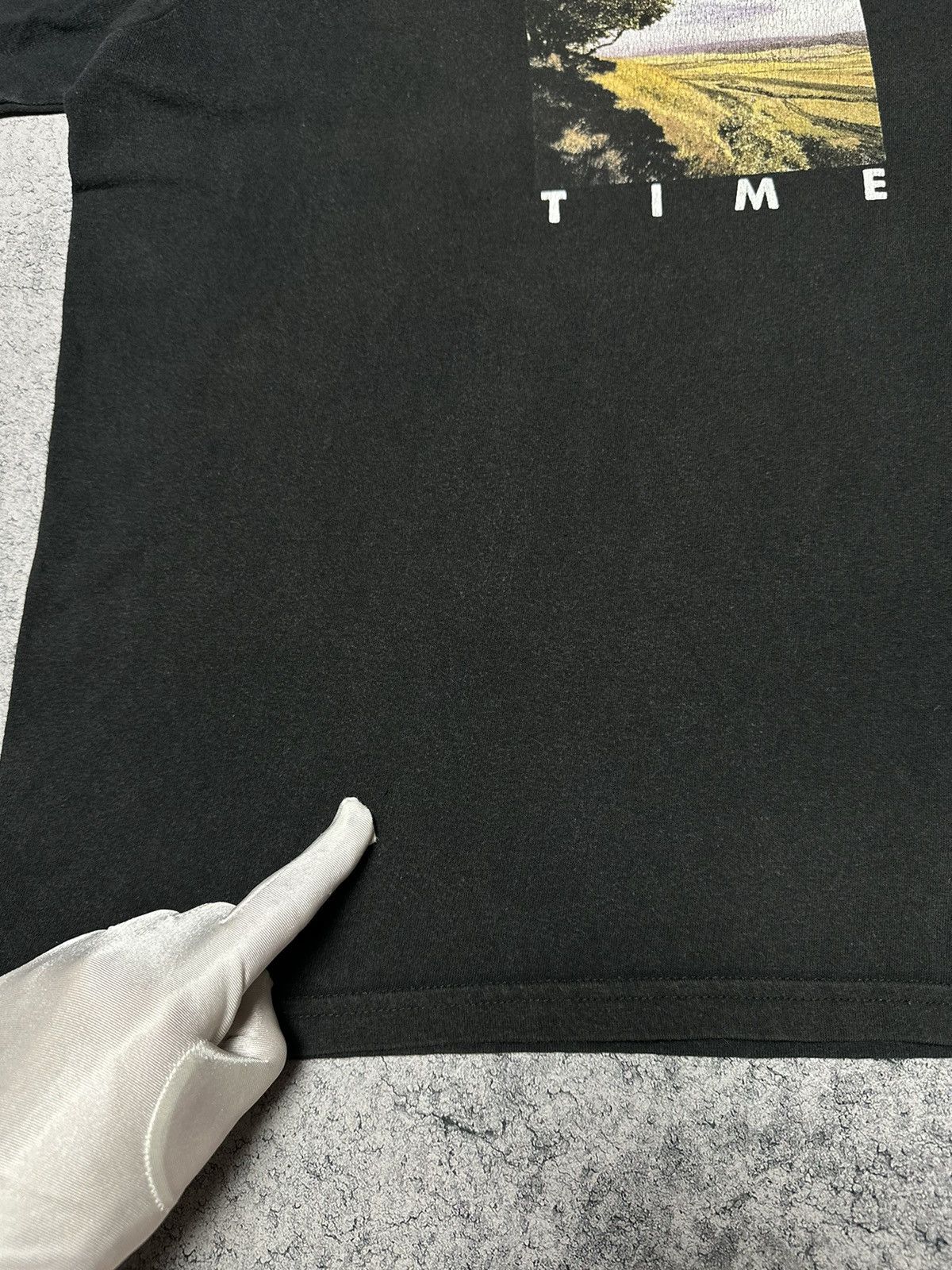 Supreme Supreme Time Faded Black Tee T-Shirt SS20 Size US M / EU 48-50 / 2 - 10 Thumbnail