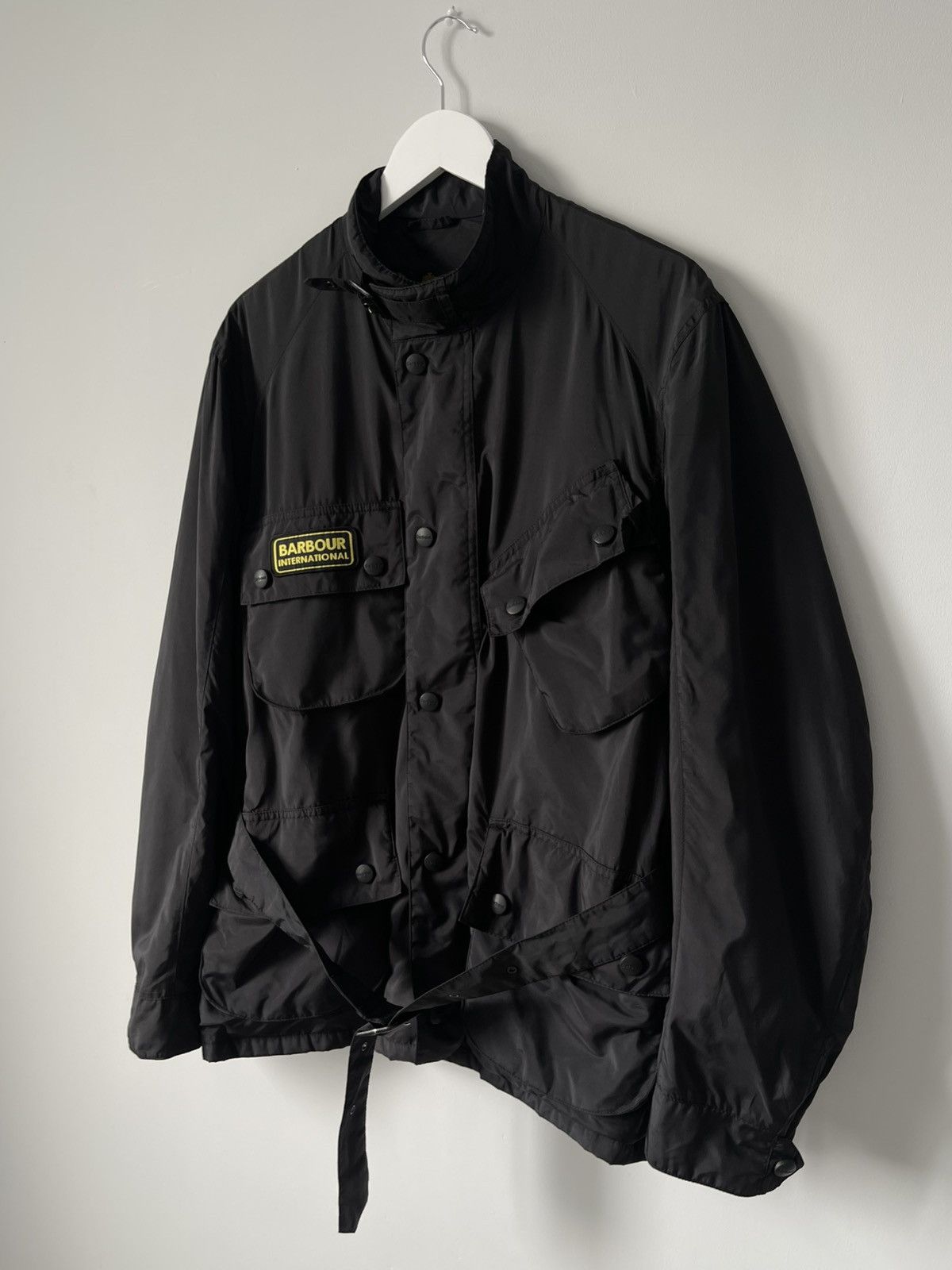 Barbour Barbour International A7 Waterproof Belted Biker Jacket Size US M / EU 48-50 / 2 - 4 Thumbnail