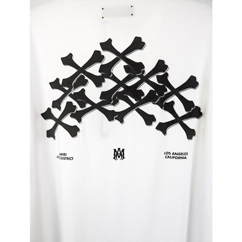 Amiri o1rshd1 Q:2 / Retail Exclusive Bones T-Shirt in White Size US XL / EU 56 / 4 - 10 Thumbnail