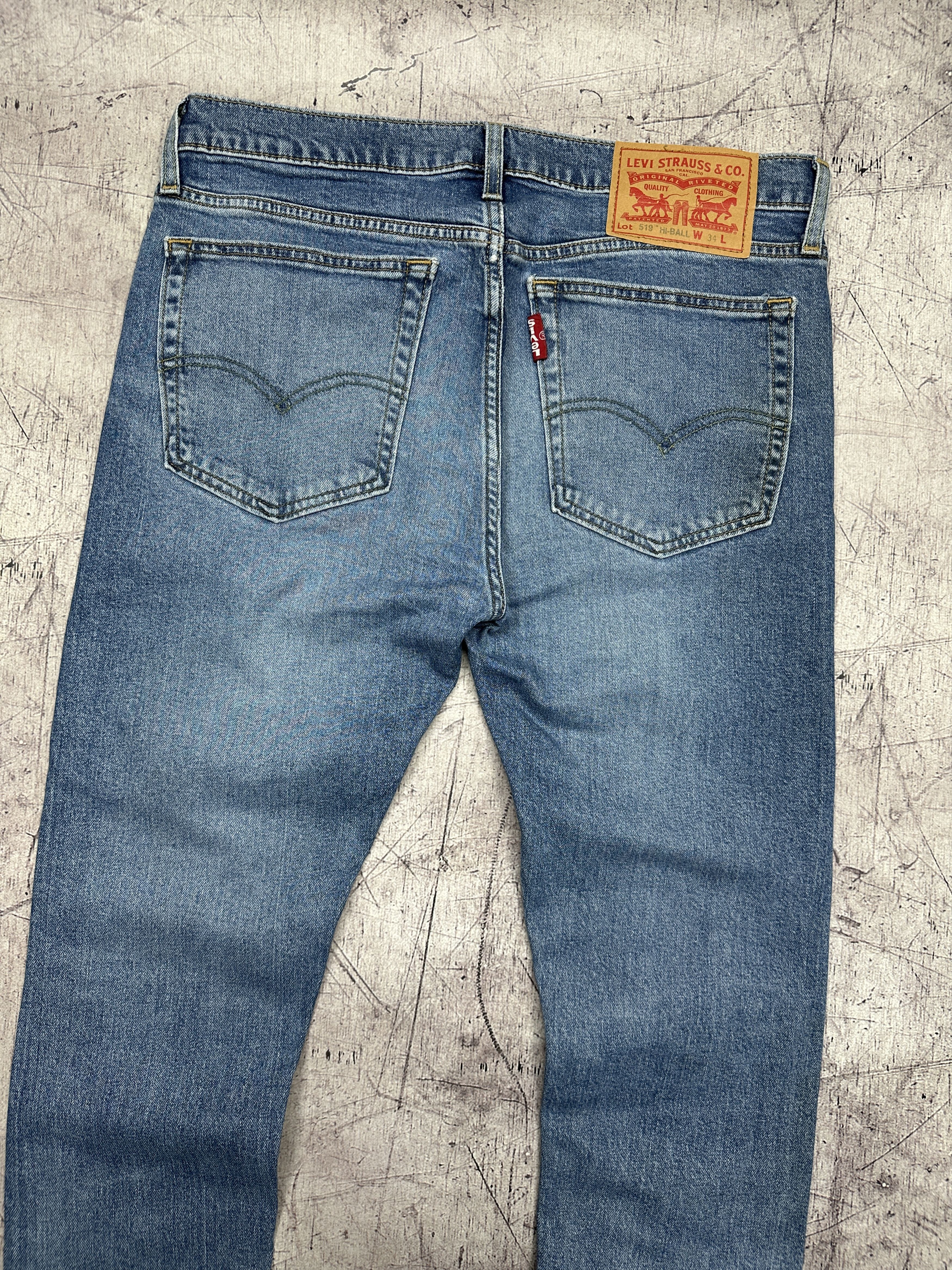 Levi's Levi's 519 HI-BALL Mens Denim Pants Jeans Size US 34 / EU 50 - 2 Thumbnail